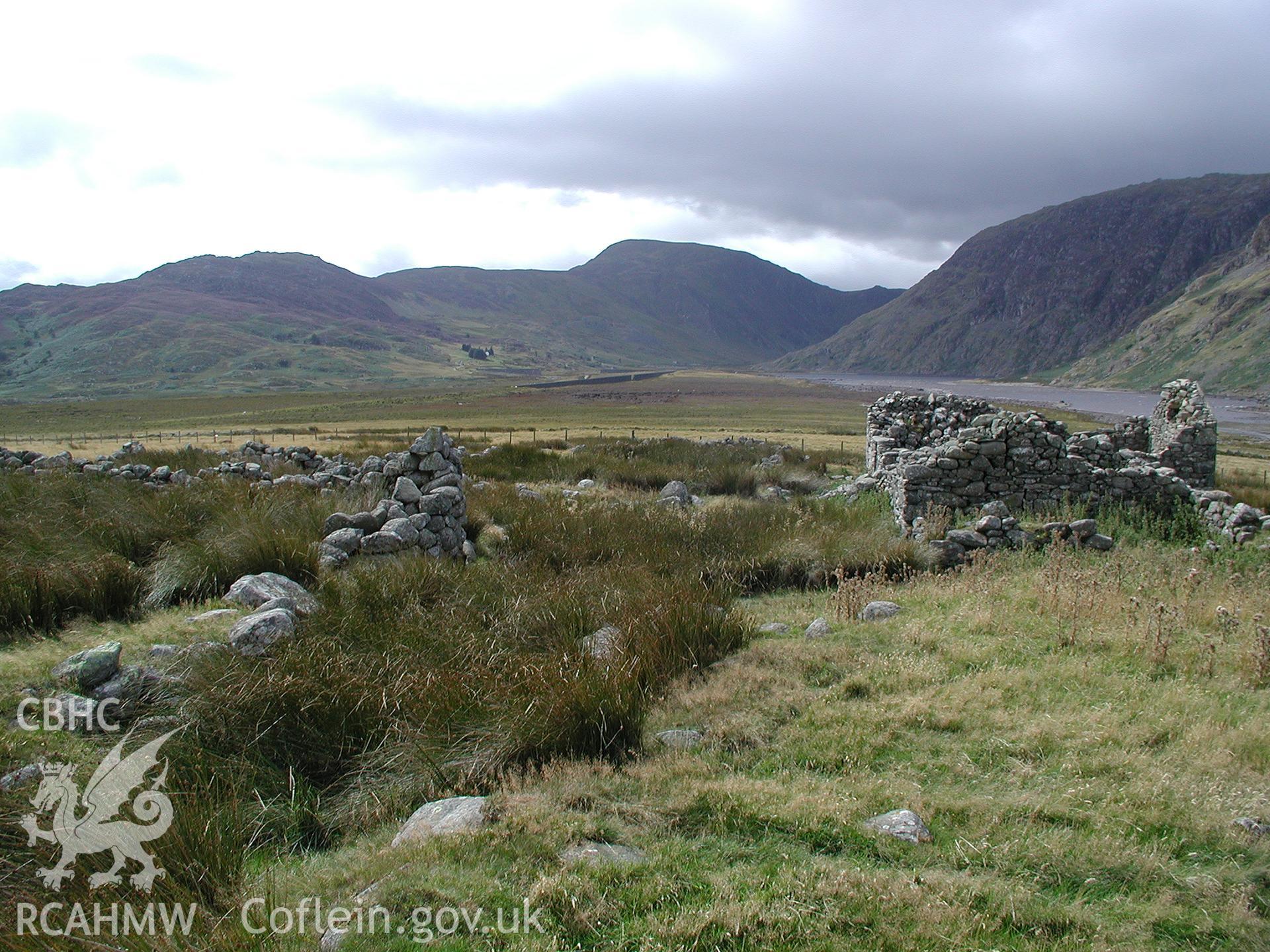 Digital photograph of Ty'n Rhos Farmhouse taken on 09/09/2003 by Cambrian Archaeological Projects during the Eastern Snowdonia Upland Survey