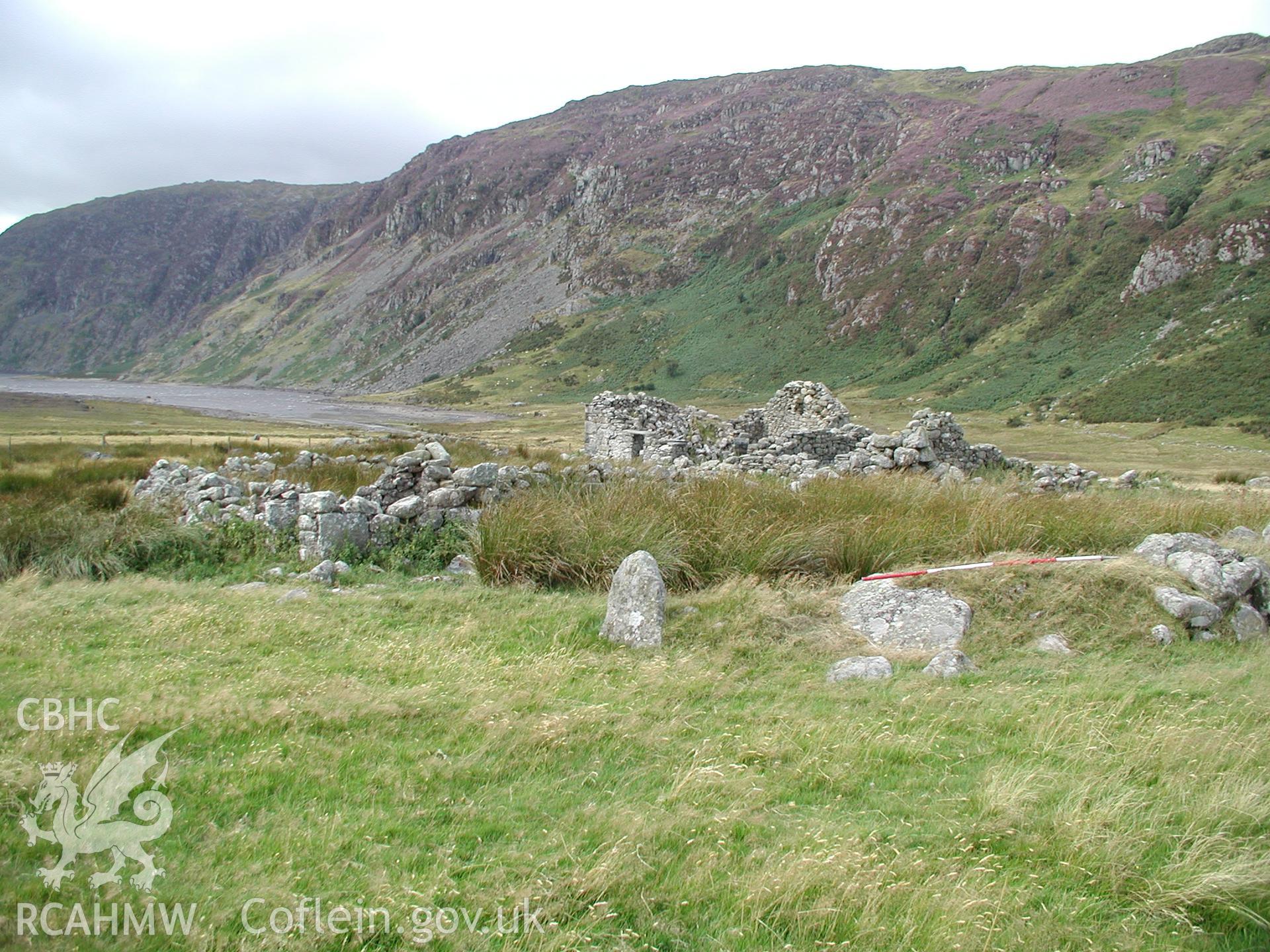 Digital photograph of Ty'n Rhos Farmhouse taken on 09/09/2003 by Cambrian Archaeological Projects during the Eastern Snowdonia Upland Survey