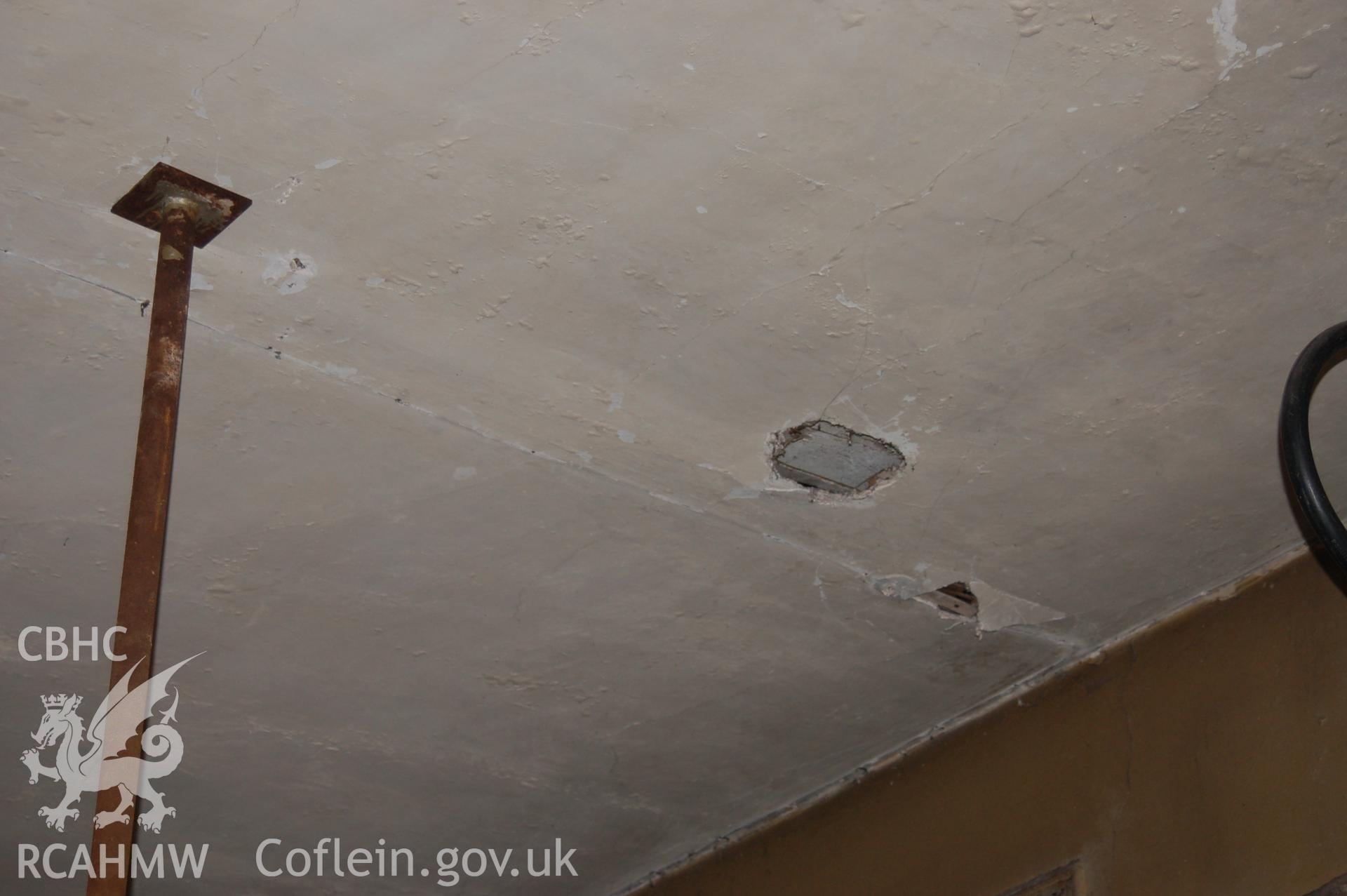 Digital colour photograph showing Iscoyd Park (interior, ceiling),  received in the course of Emergency Recording case ref no RCS2/1/2257.