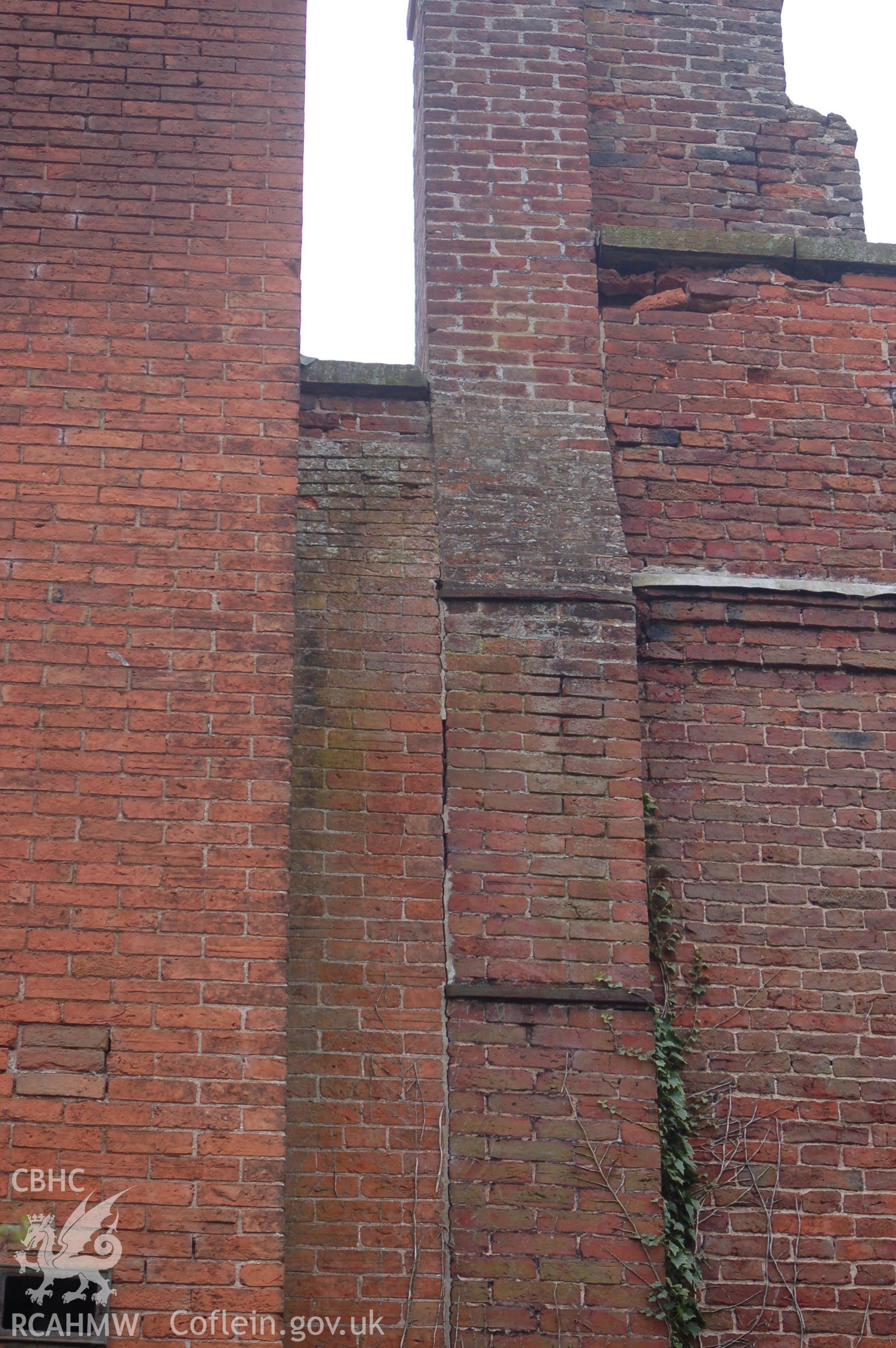 Digital colour photograph showing Iscoyd Park (exterior, chimney stacks),  received in the course of Emergency Recording case ref no RCS2/1/2257.