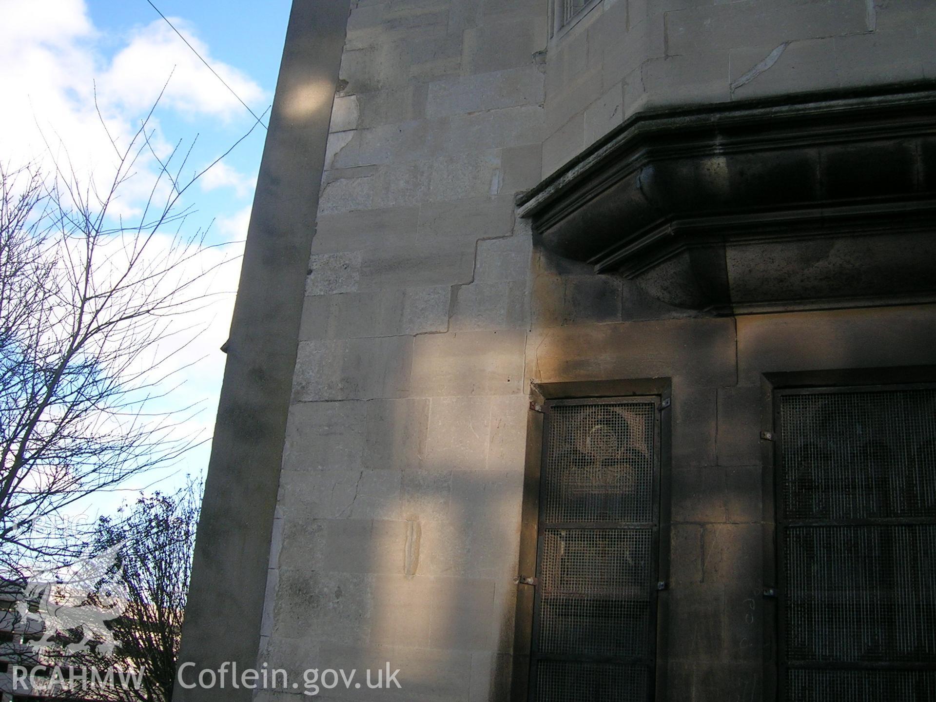 View of North Elevation - stonework
