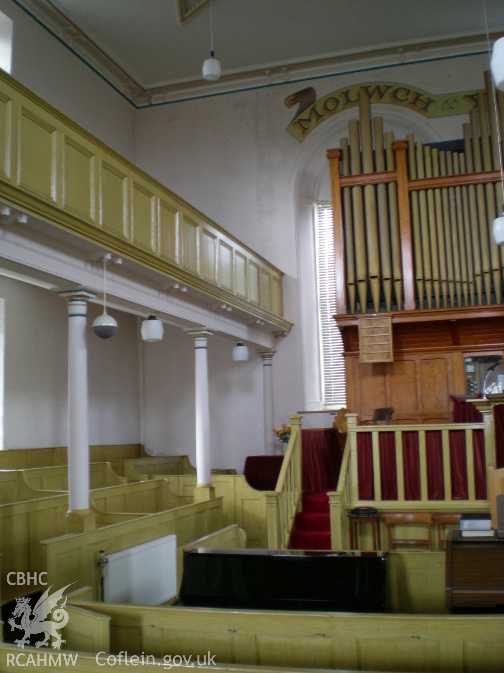 Colour photograph showing interior view of the chapel.