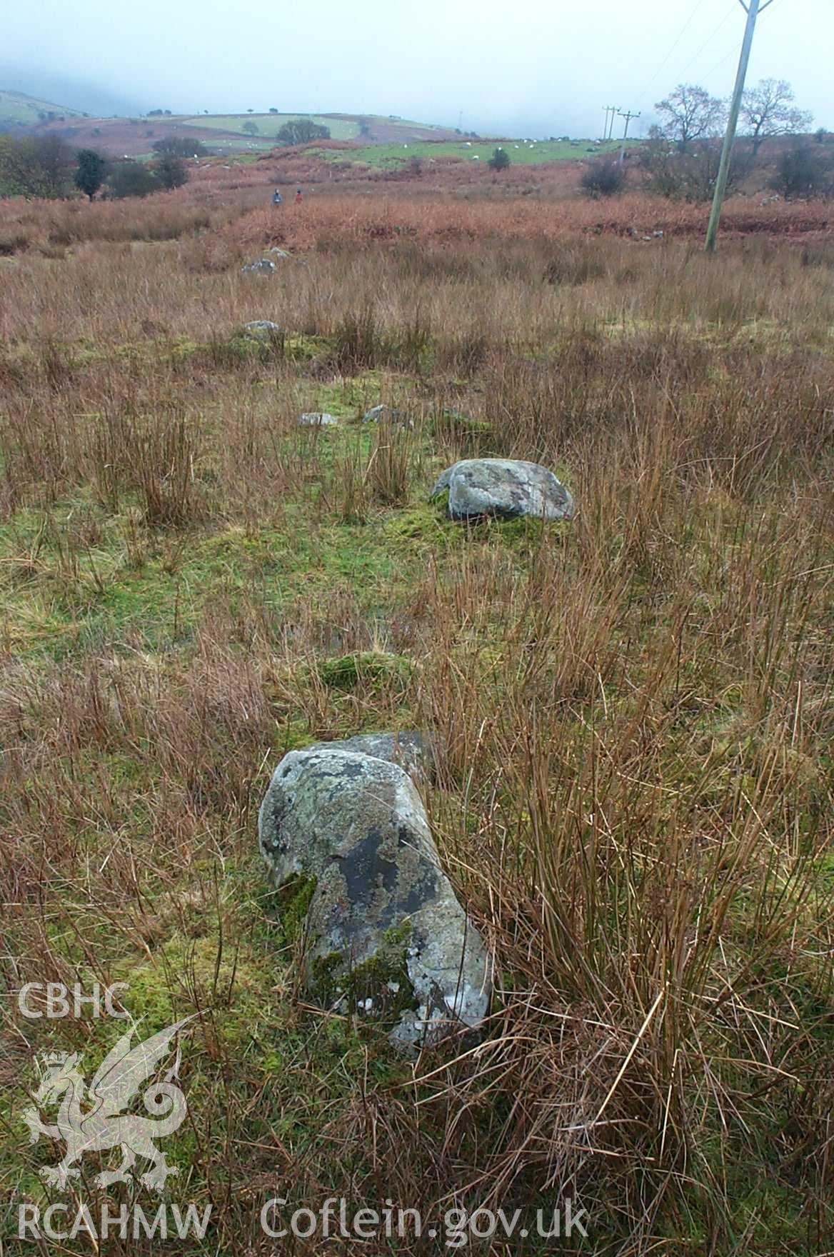 Digital photograph of Pont-y-teiryd Field System from the East. Taken by P. Schofield on 30/03/2004 during the Eastern Snowdonia (North) Upland Survey.