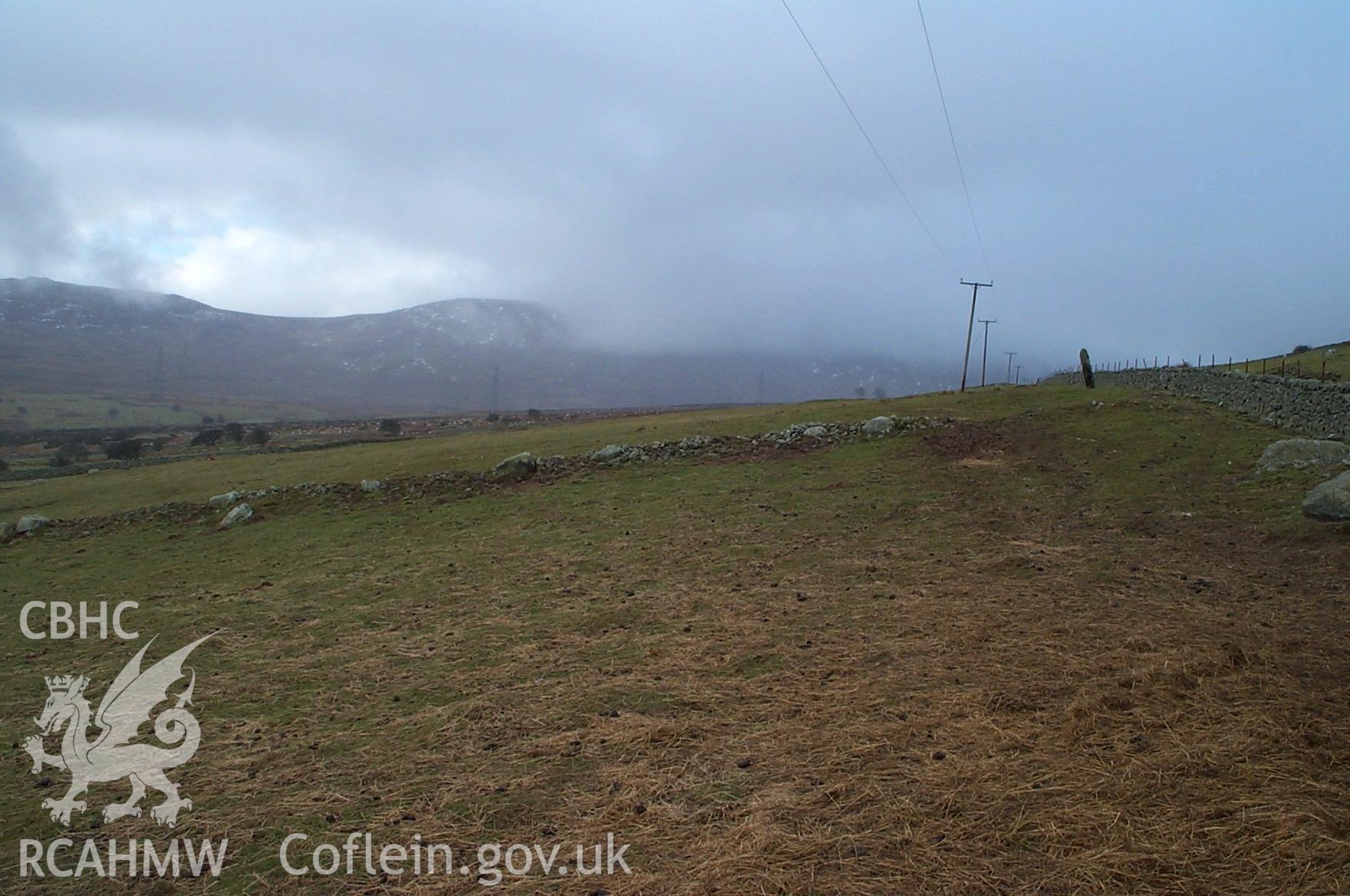 Digital photograph of Pen-y-parc Field System I from the South-west. Taken by P. Schofield on 05/03/2004 during the Eastern Snowdonia (North) Upland Survey.