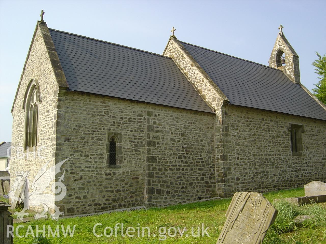 General exterior view at Tythegston Church, taken by Care Design, April 2010.