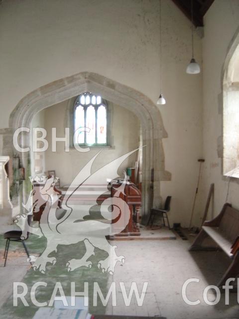 Interior view of Tythegston Church, taken by Care Design, 2008.