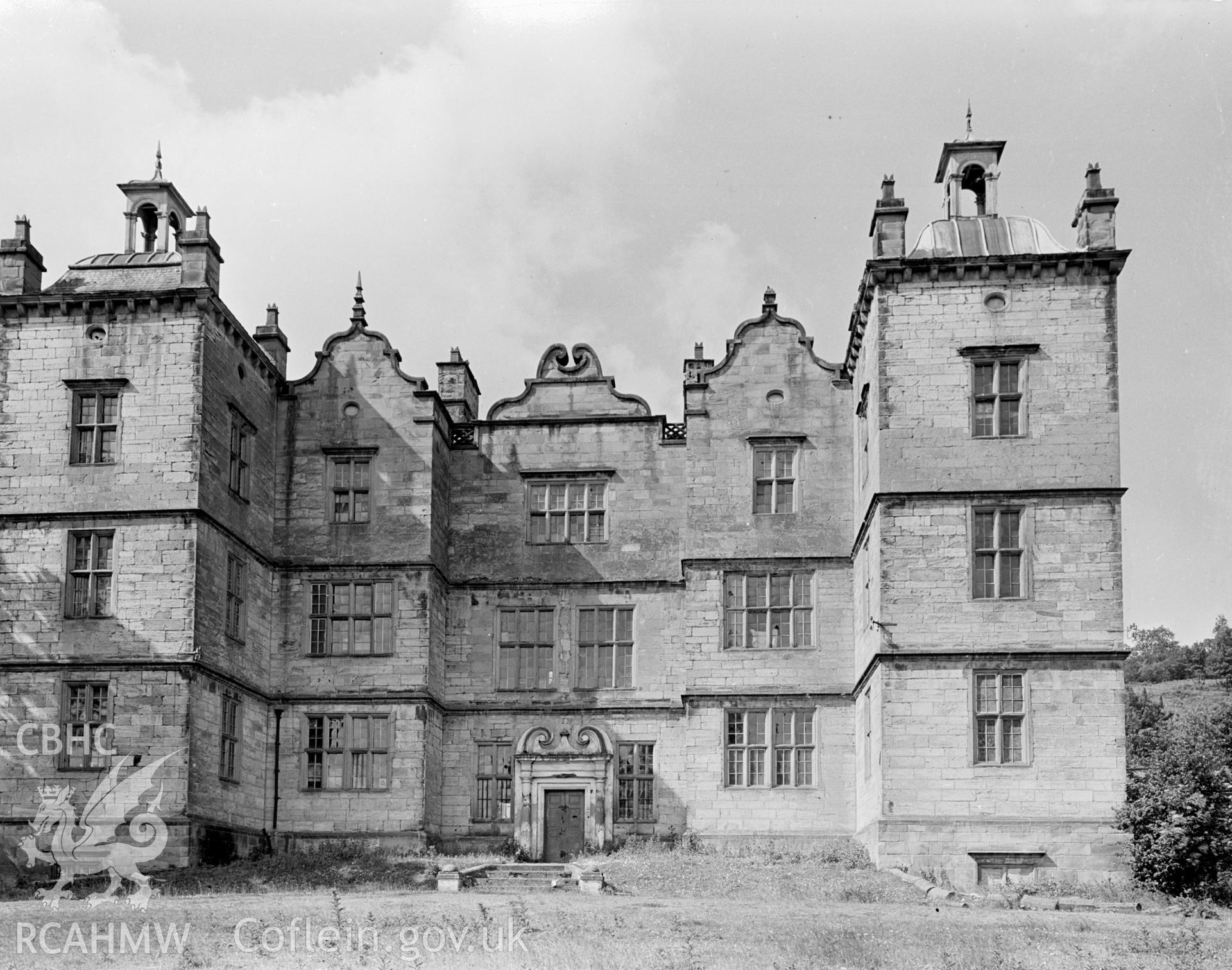 Plas Teg Mansion from the eastern side.