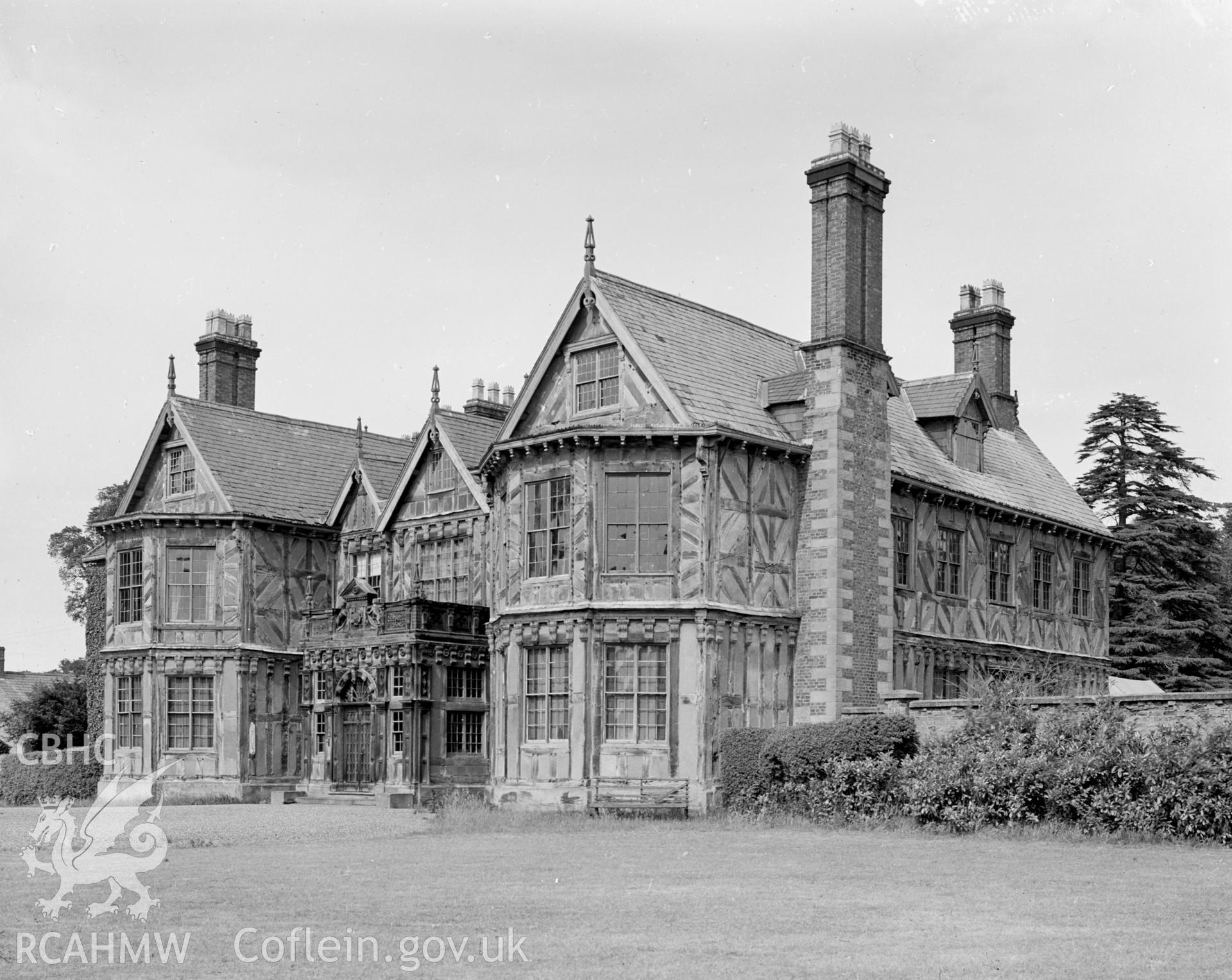 A view from the south west, showing two dormer windows and a chimney stack.