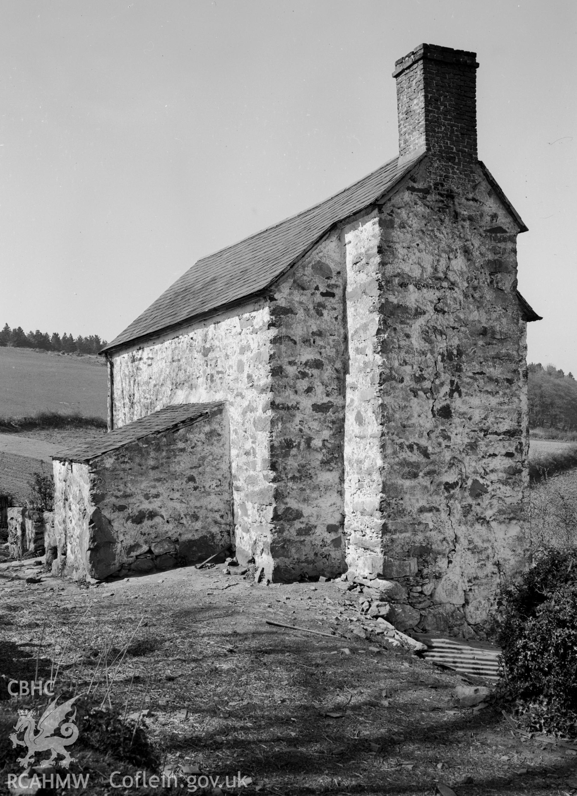 Small farmhouse, probably dating from third quarter of C18.