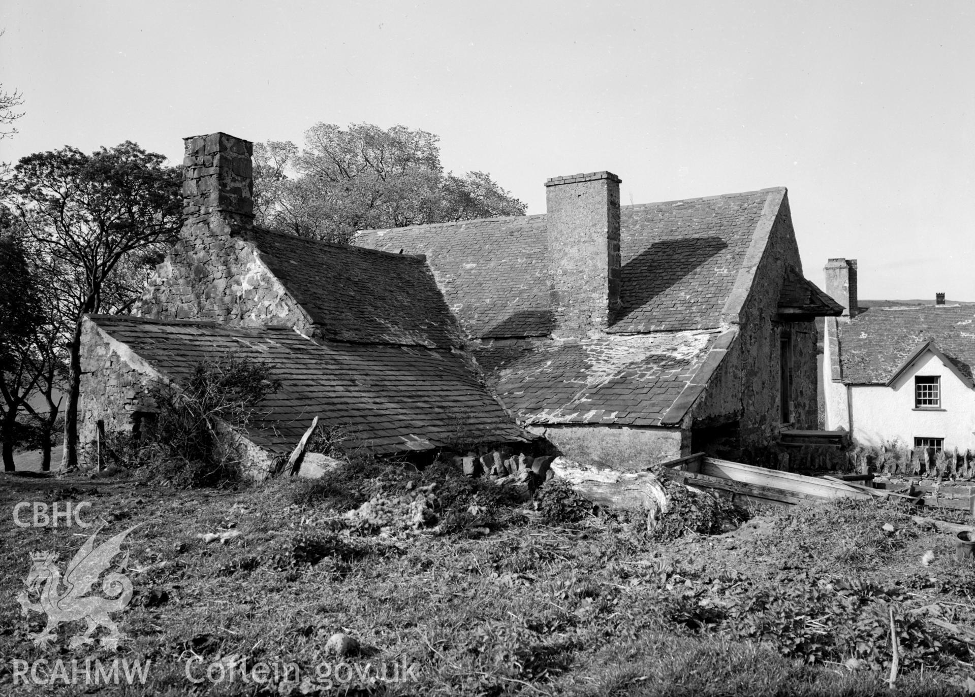 A photo of the south east side, where the ground level is as high.