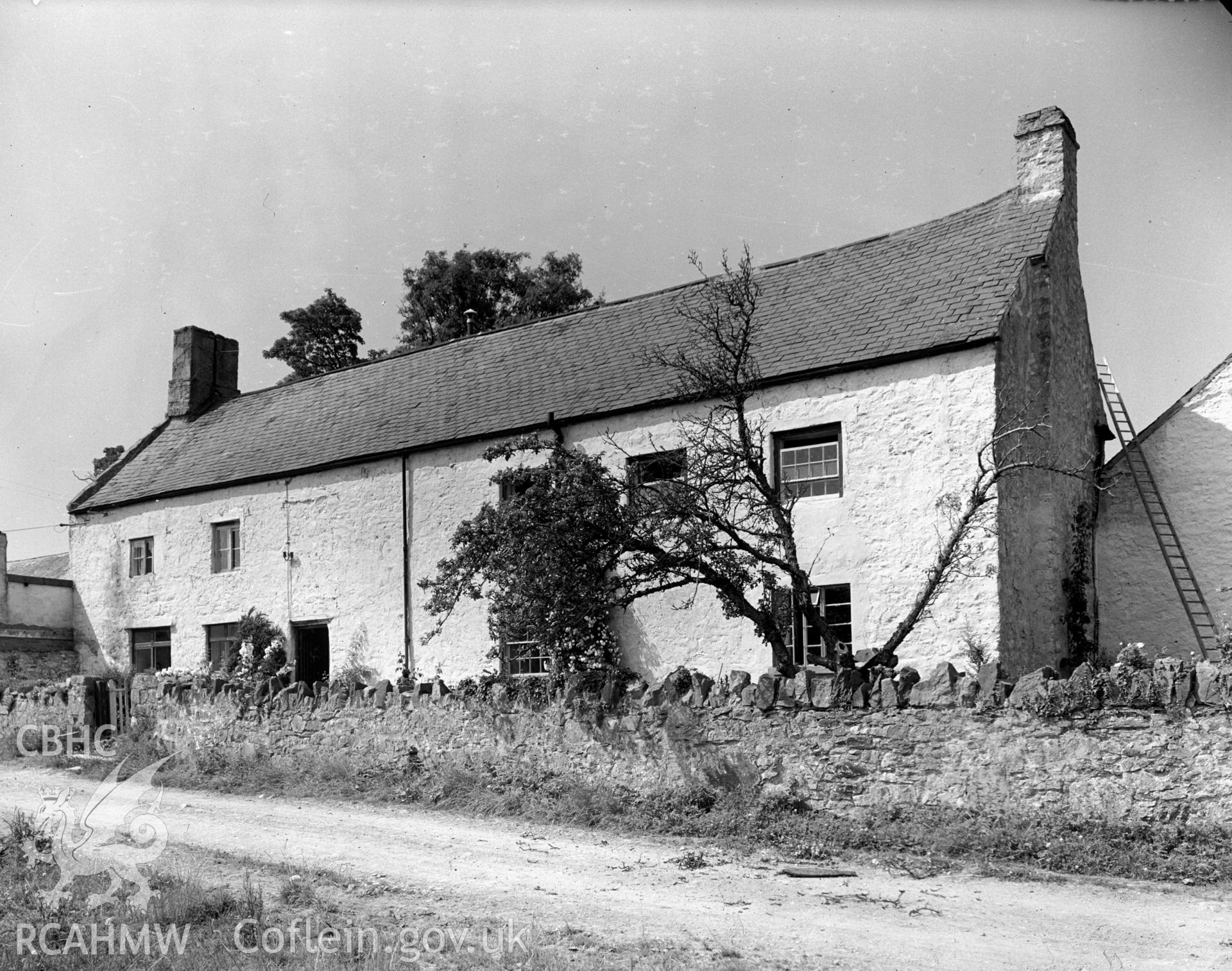 Exterior view showing south elevation.