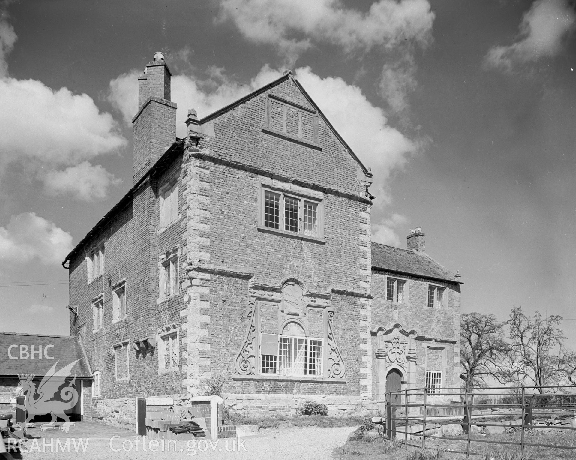 A view of 17th century Halghton Hall.