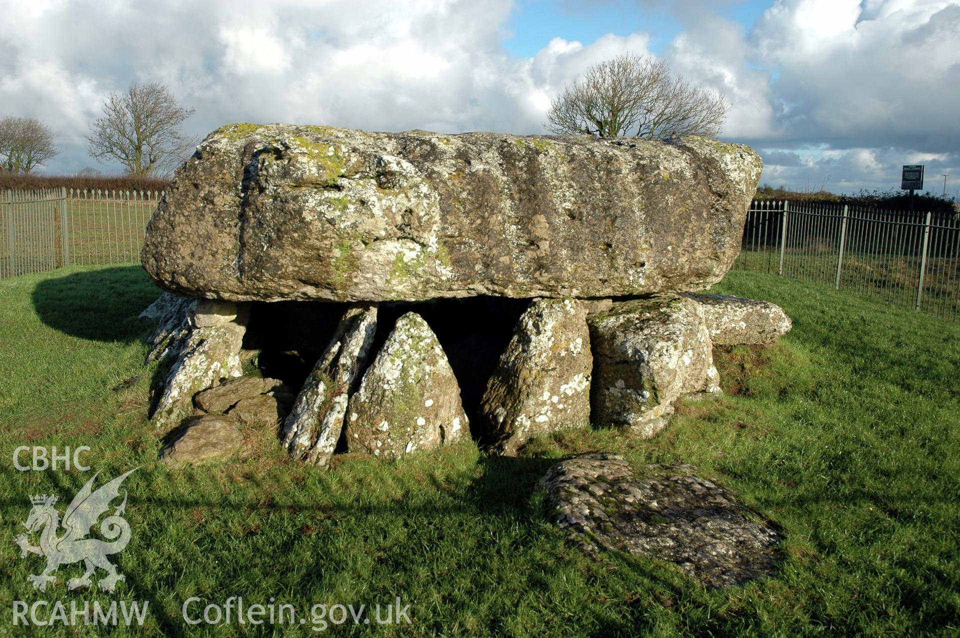 Lligwy Burial Chamber from south-east.