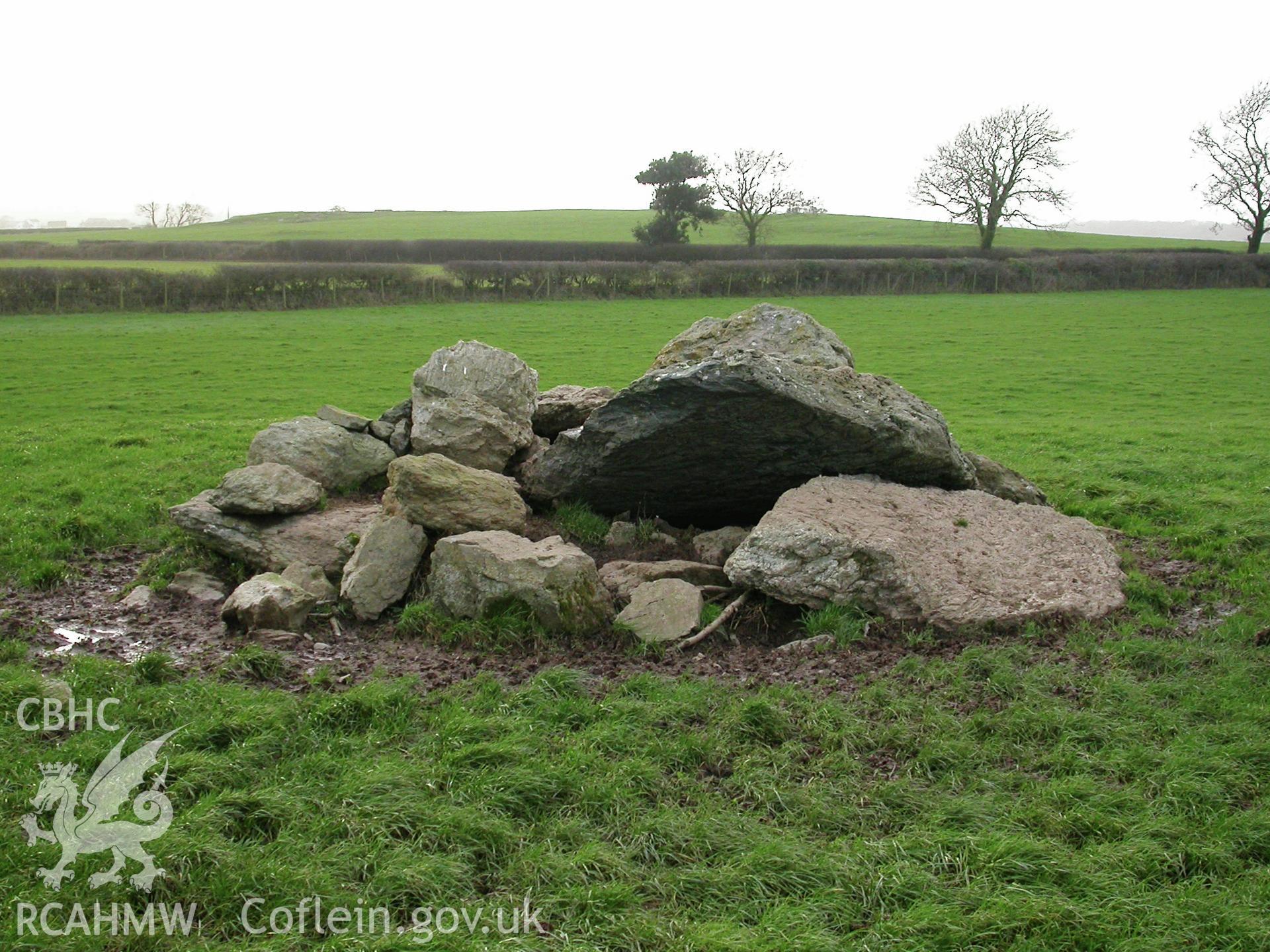 Ucheldref Burial Chambers, west tomb from south-east.