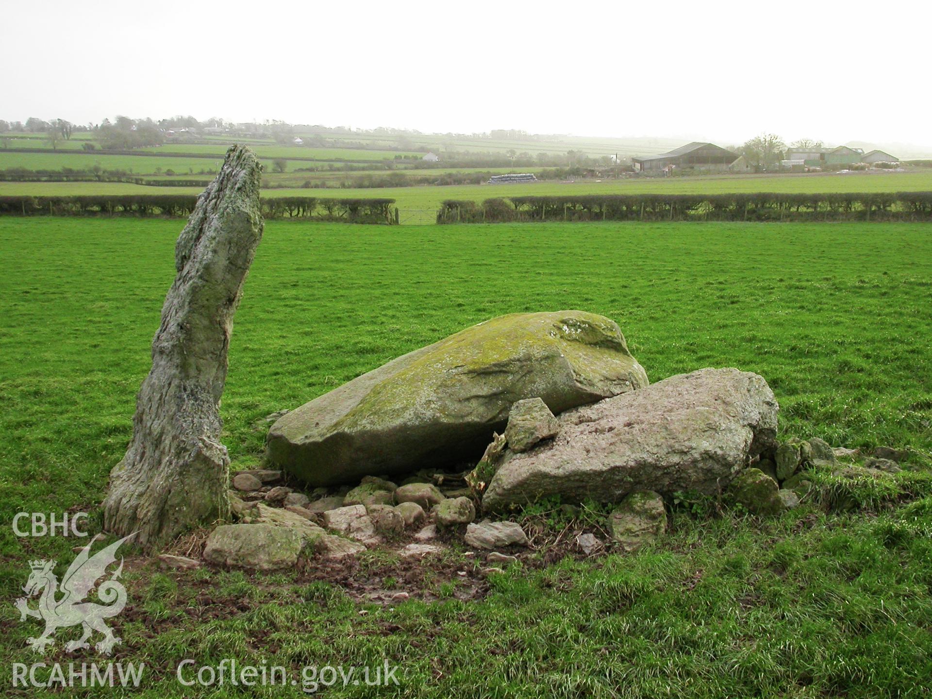 Ucheldref Burial Chambers, east tomb from North.