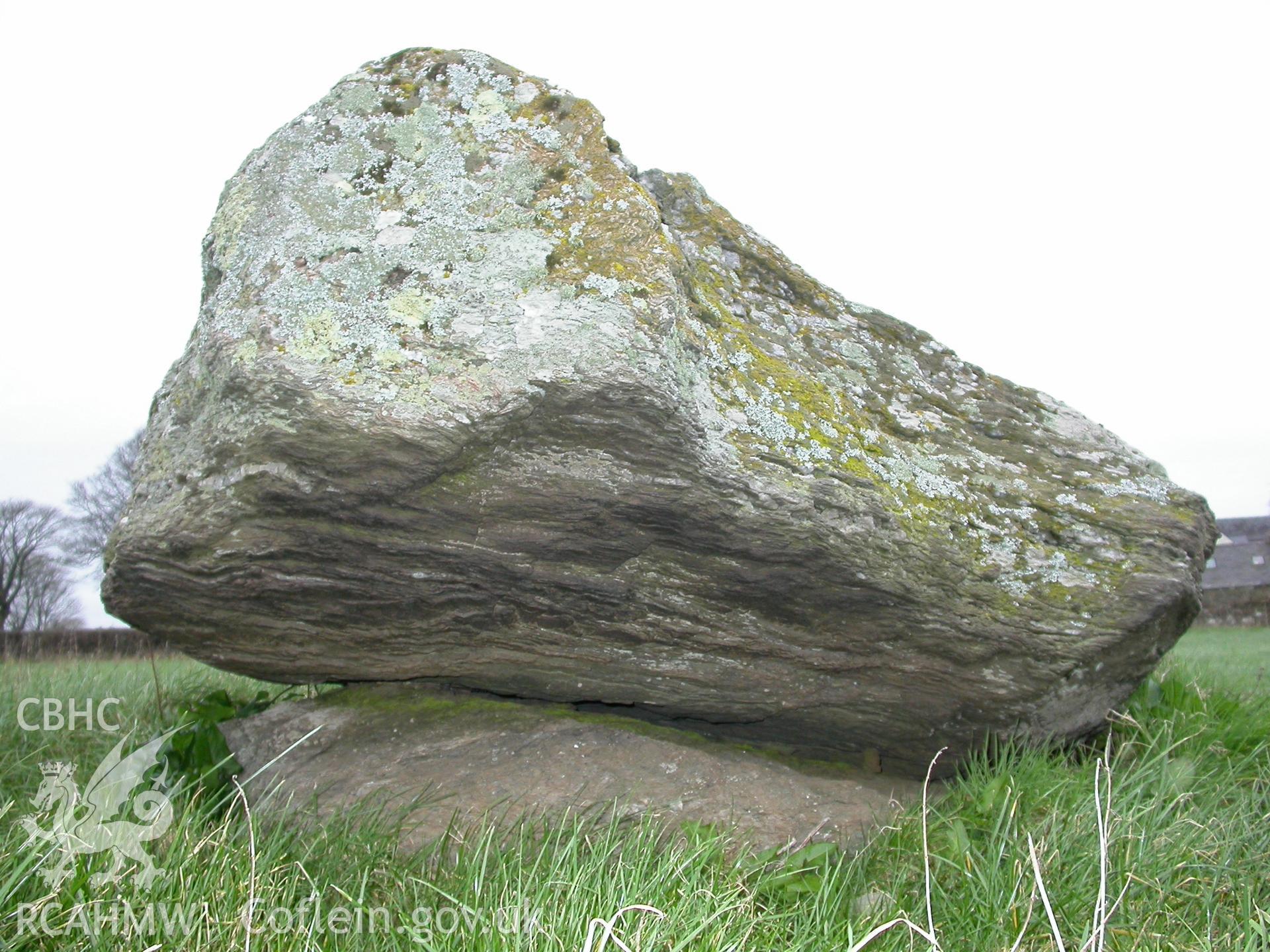 Brynsiencyn Burial Chamber, low from the south.