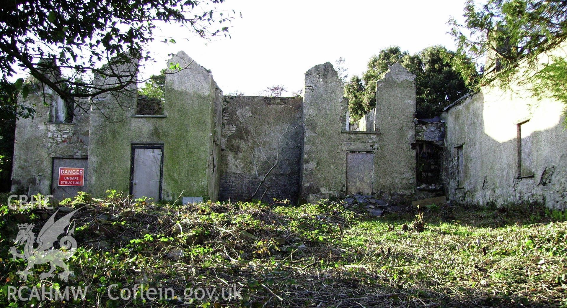 Digital photograph of Llawhaden House.