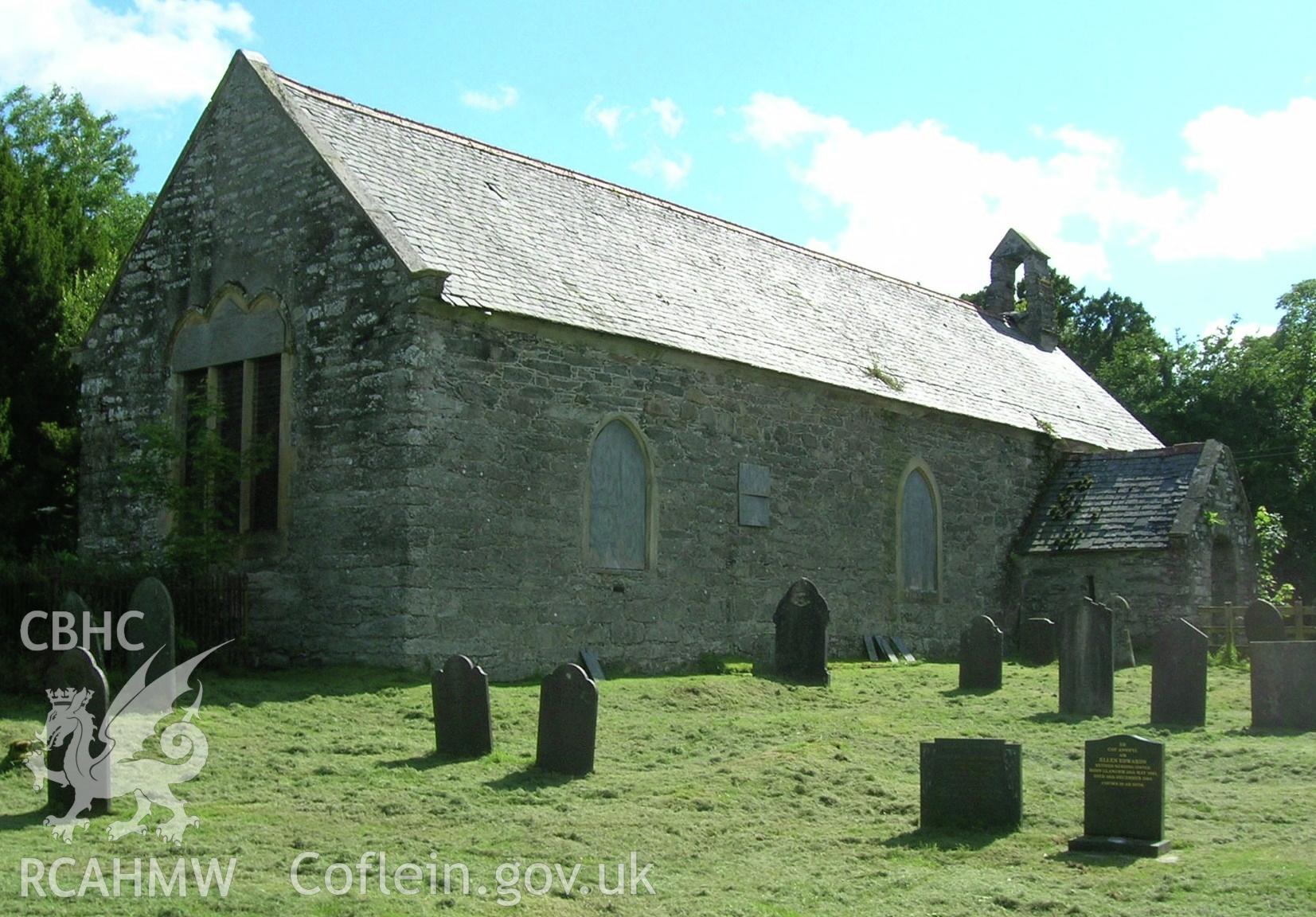 Digital photograph of St. Jerome's, Llangwm.