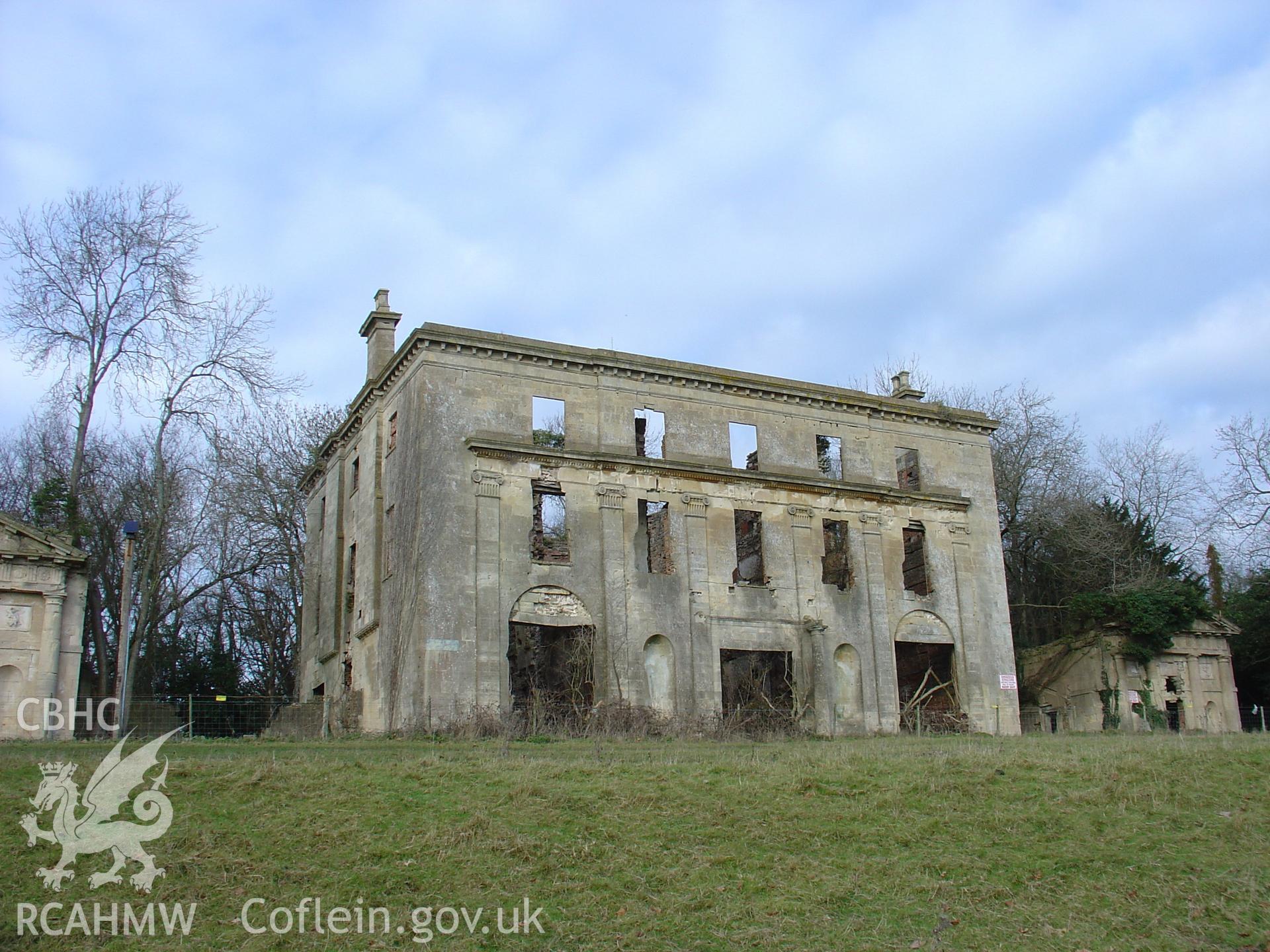 Digital photograph of Piercefield Park, Chepstow, Monmouthshire.