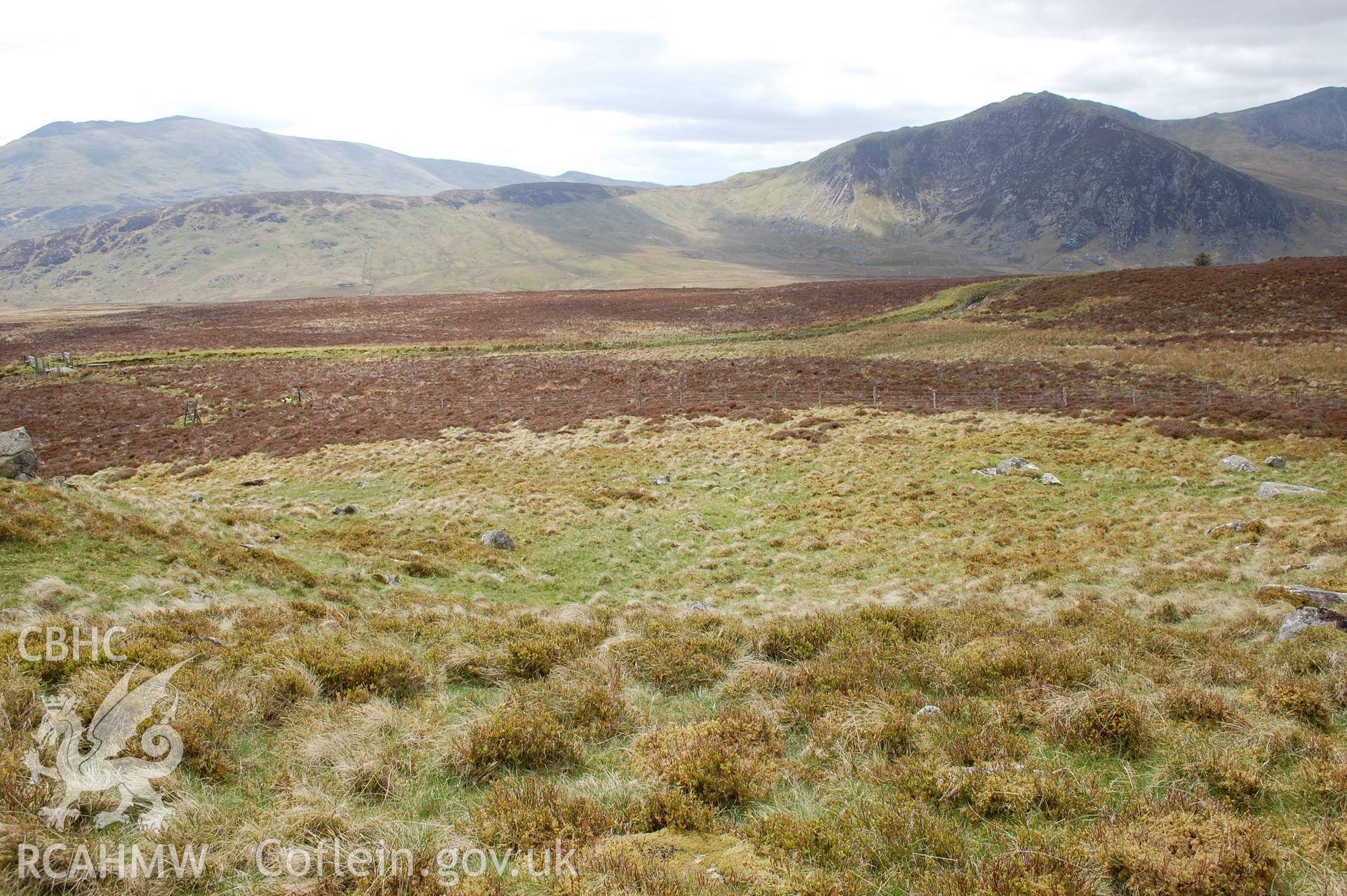 Hut Circle, Bwlch Cowlyd, general view of location (Kenney, J, 22/05/2013)