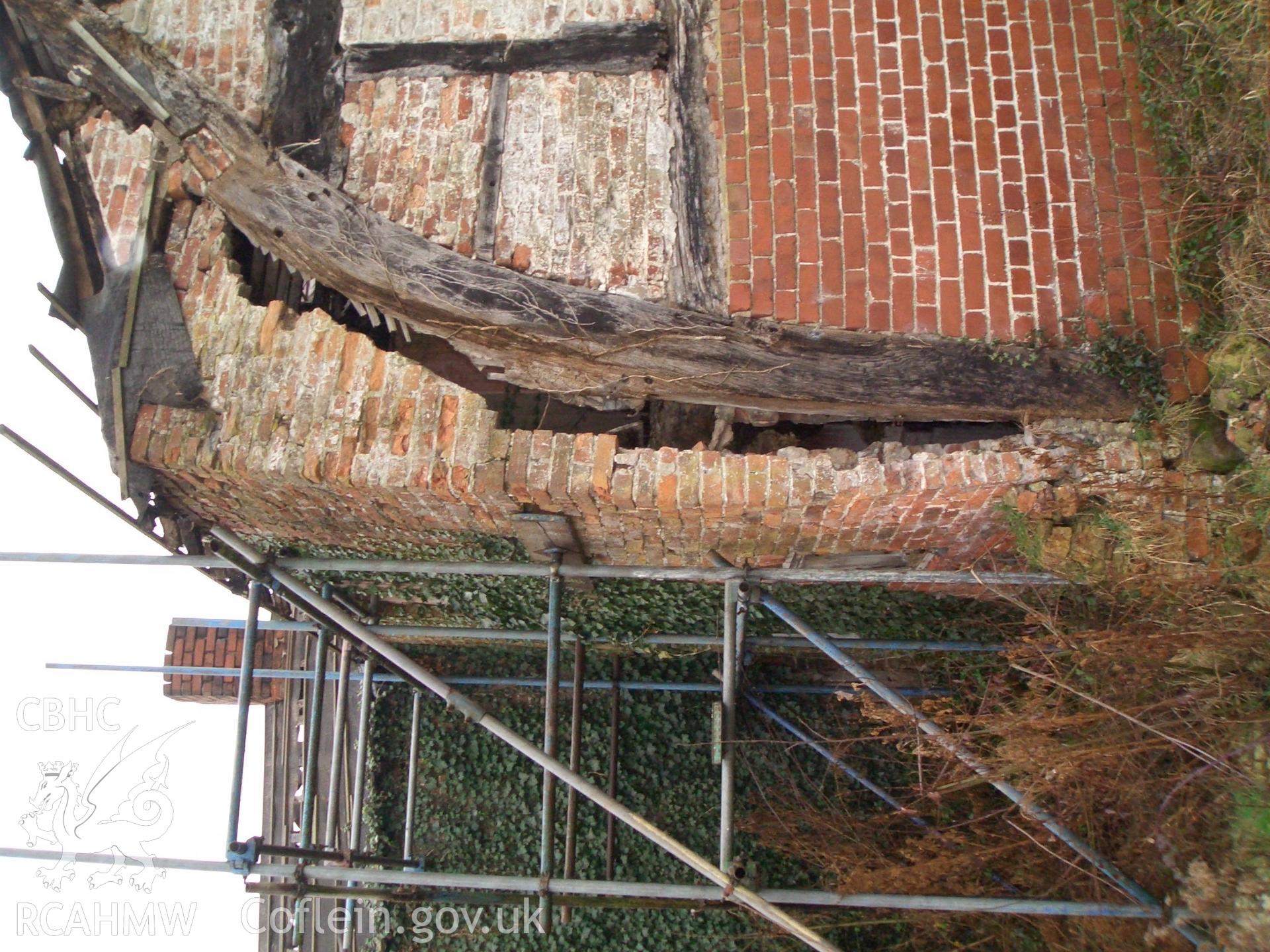 Digital colour photograph of the exterior of the Chapel House Farm House, Light Oak Hall.