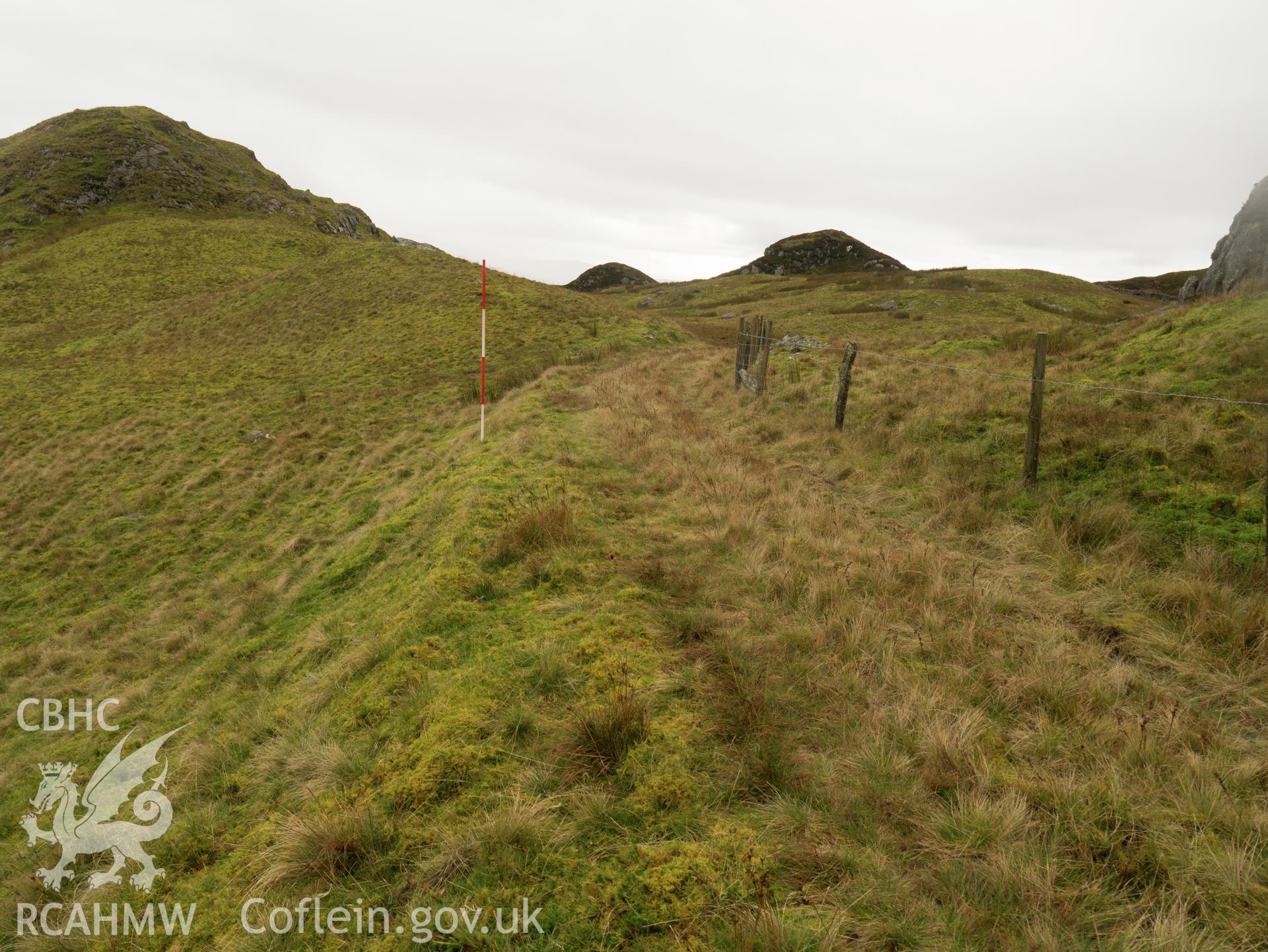 view looking SW on Gamallt Estate.