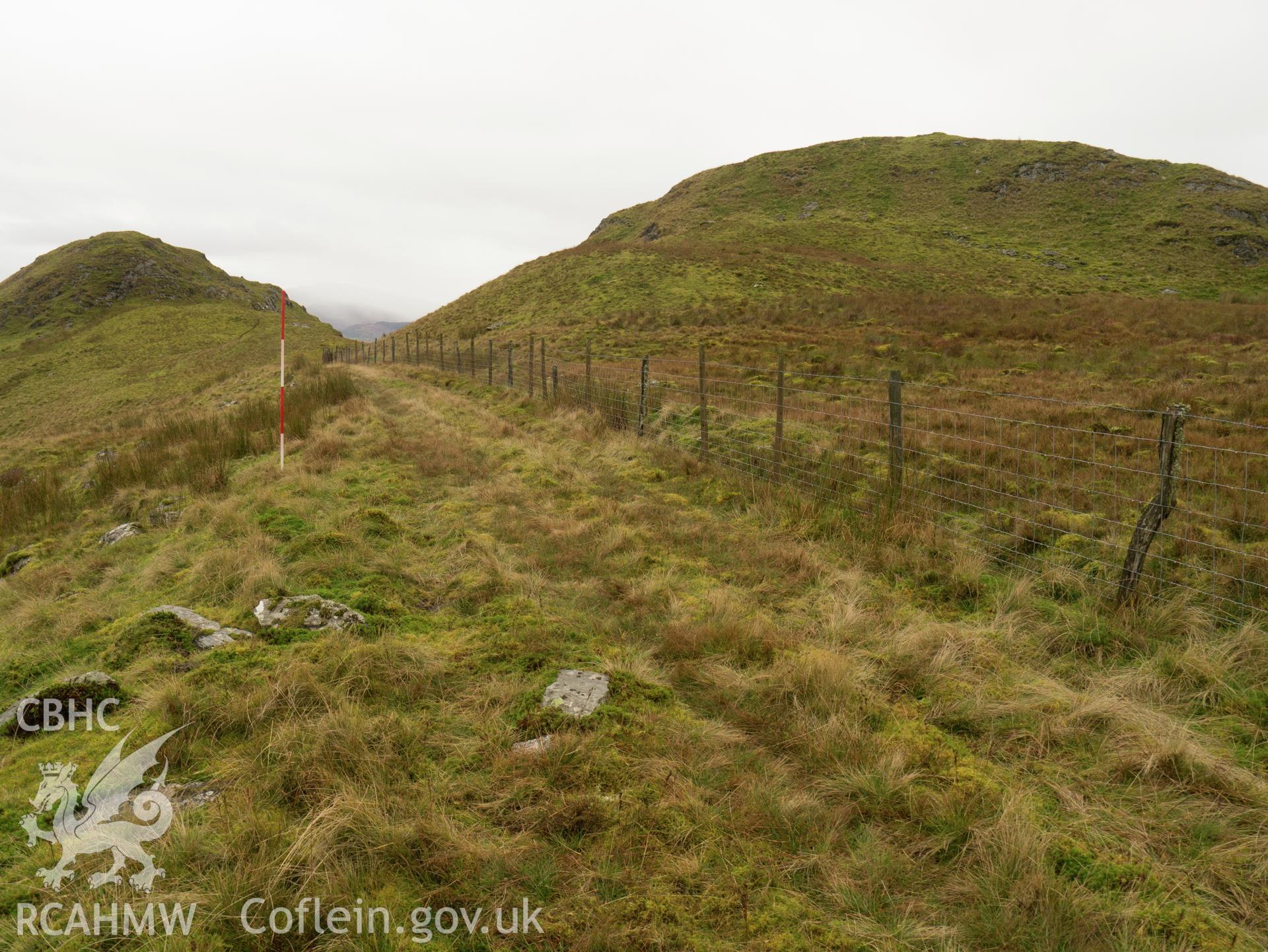 view looking SW on Gamallt Estate.