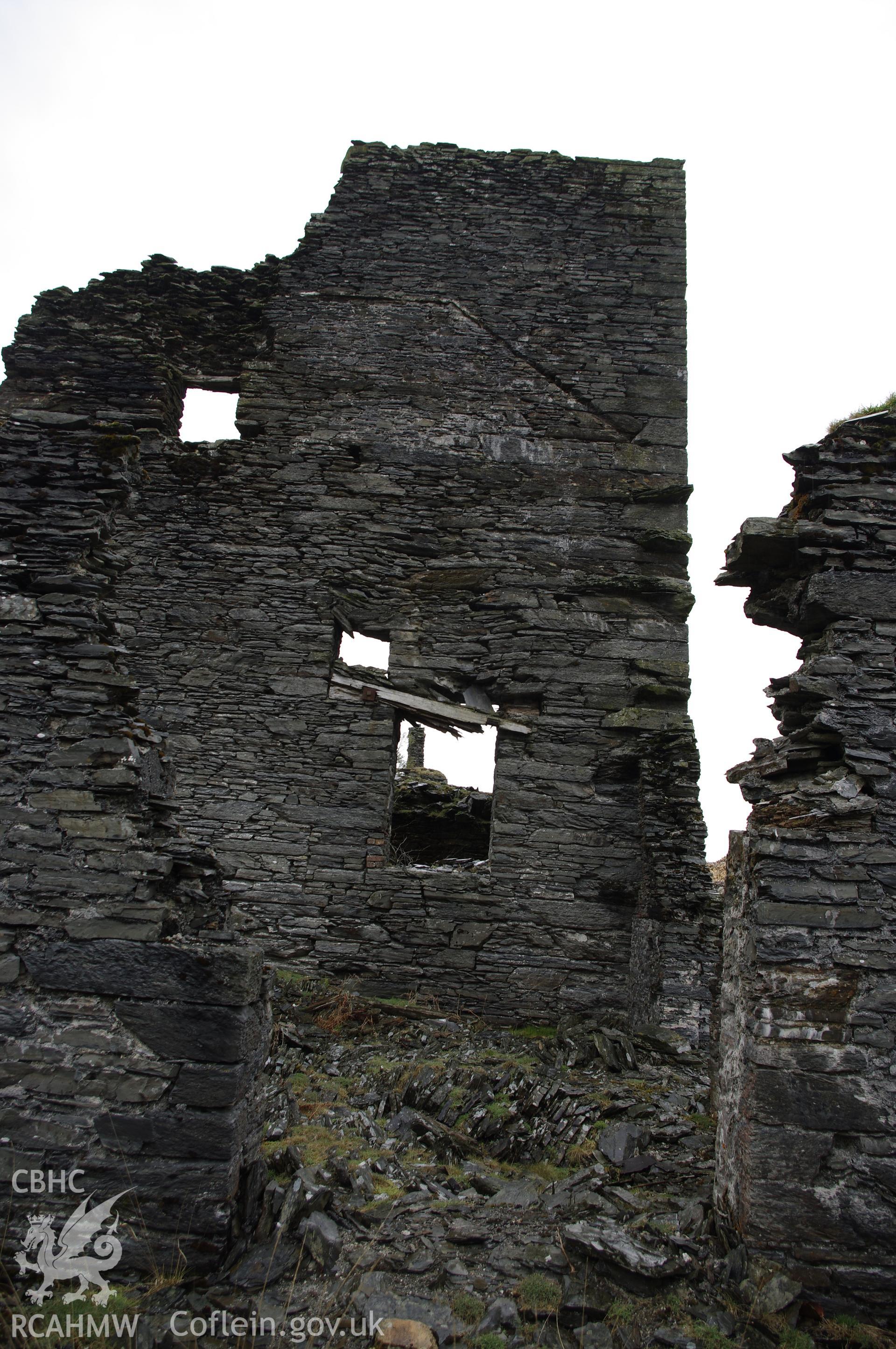 Structure at Frongoch Lead Mine, taken by Graham Levins, April 2012.