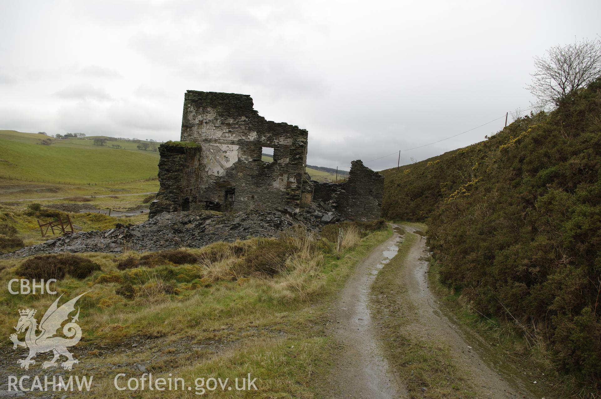 Structure at Frongoch Lead Mine, taken by Graham Levins, April 2012.