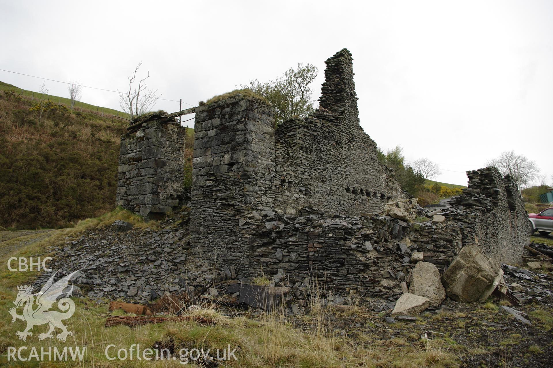 Structure at Frongoch Lead Mine, taken by Graham Levins, April 2012.