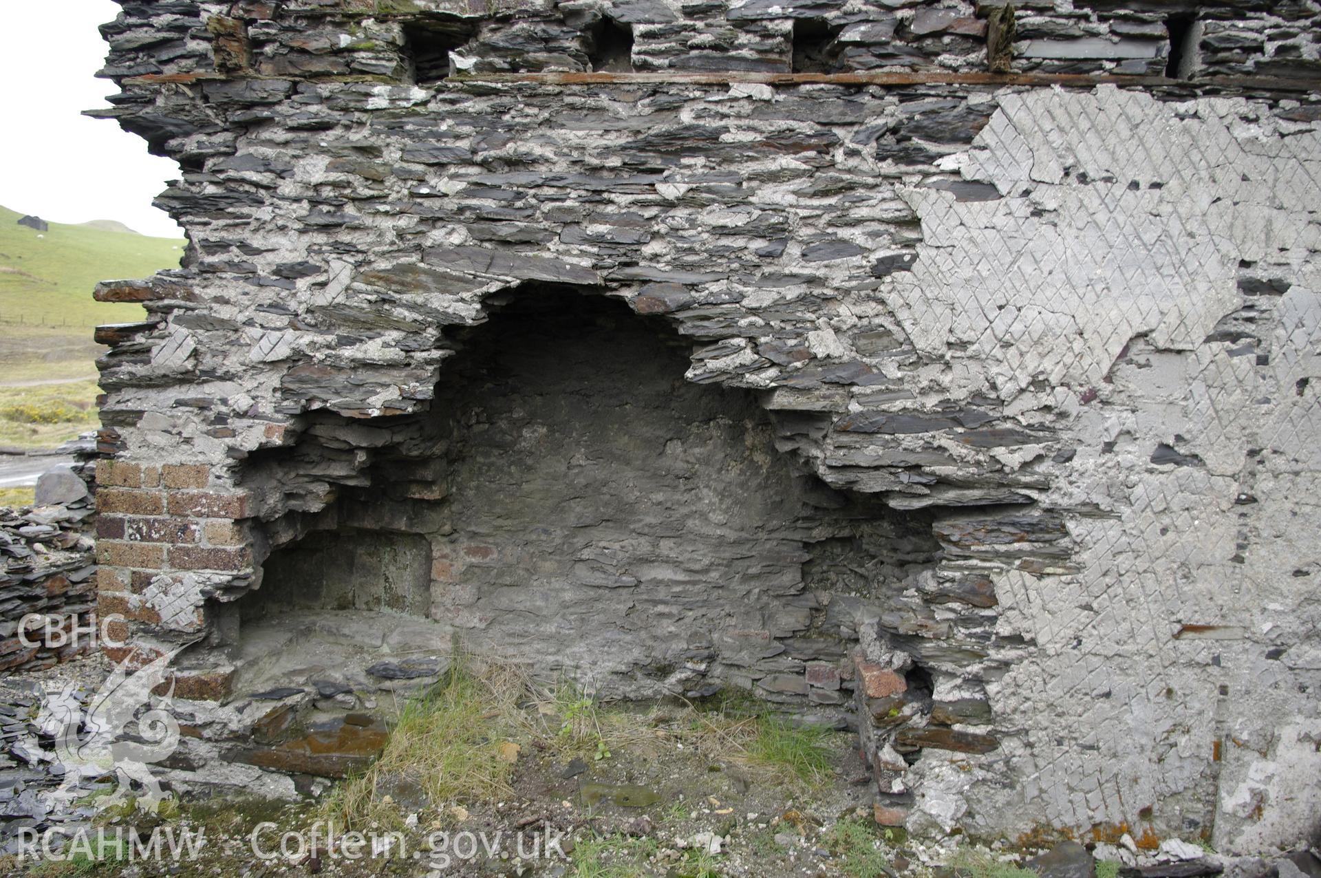 Structure at Frongoch Lead Mine, taken by Graham Levins, April 2012.