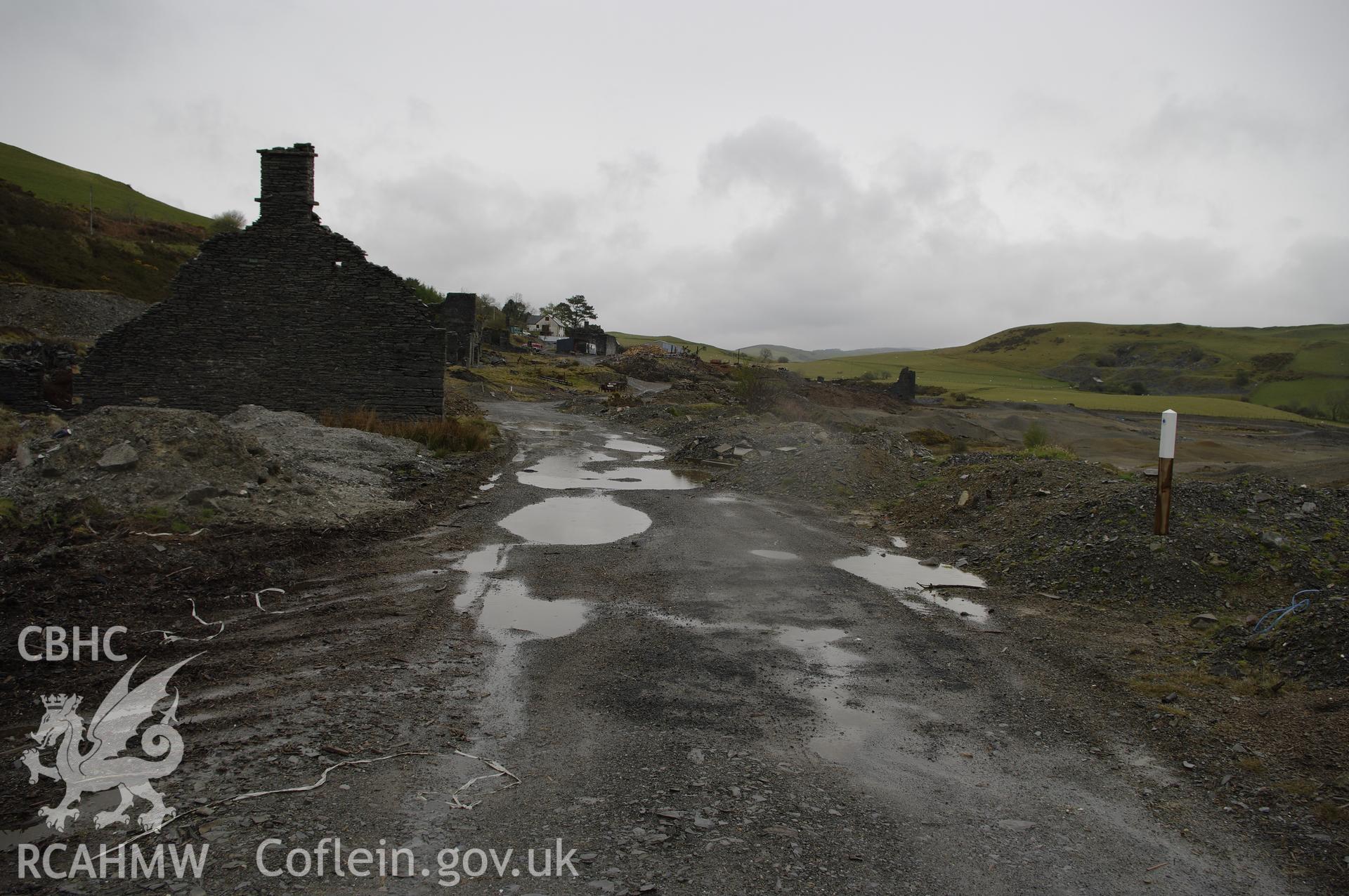 Structure at Frongoch Lead Mine, taken by Graham Levins, April 2012.