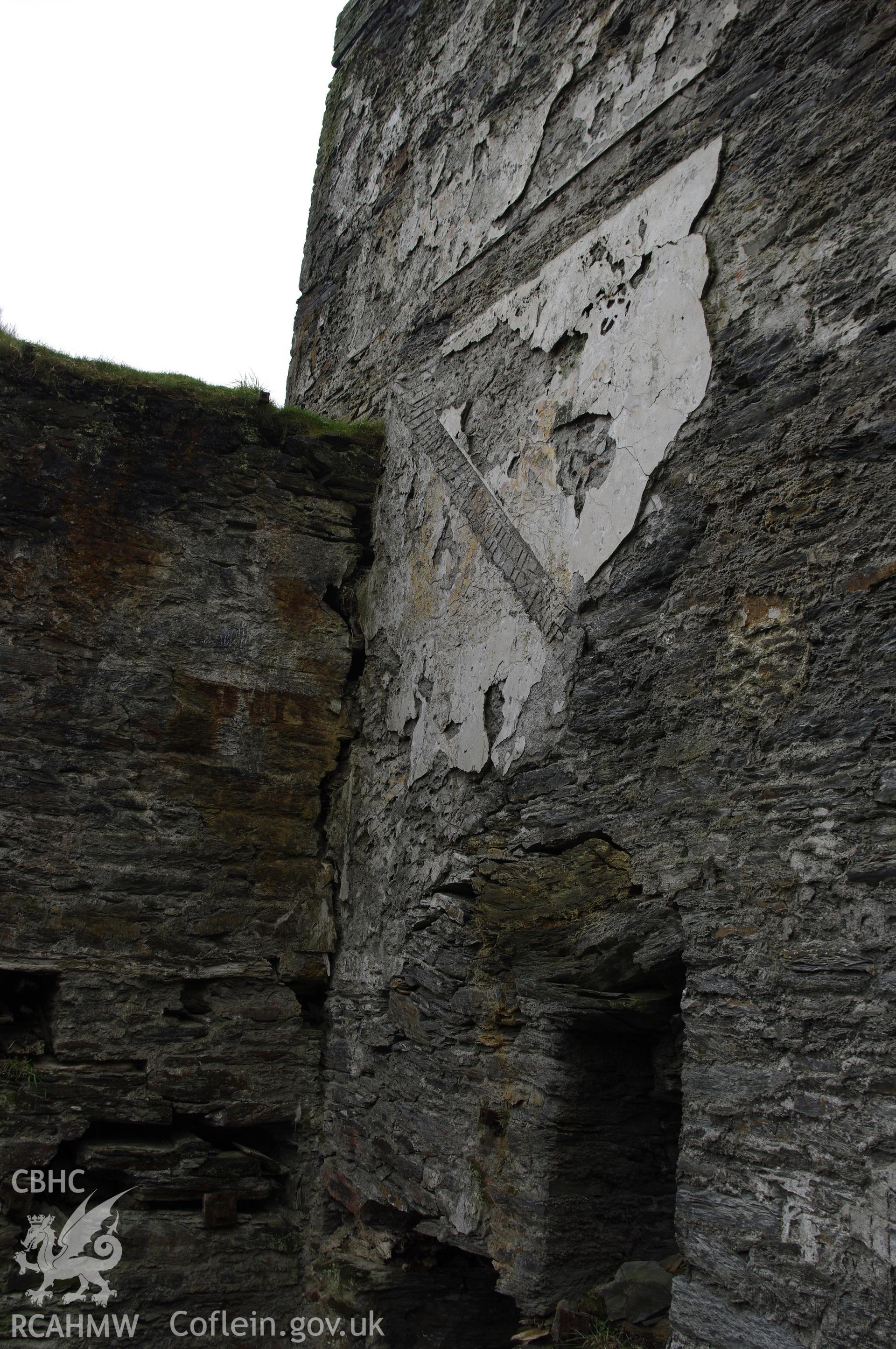 Structure at Frongoch Lead Mine, taken by Graham Levins, April 2012.