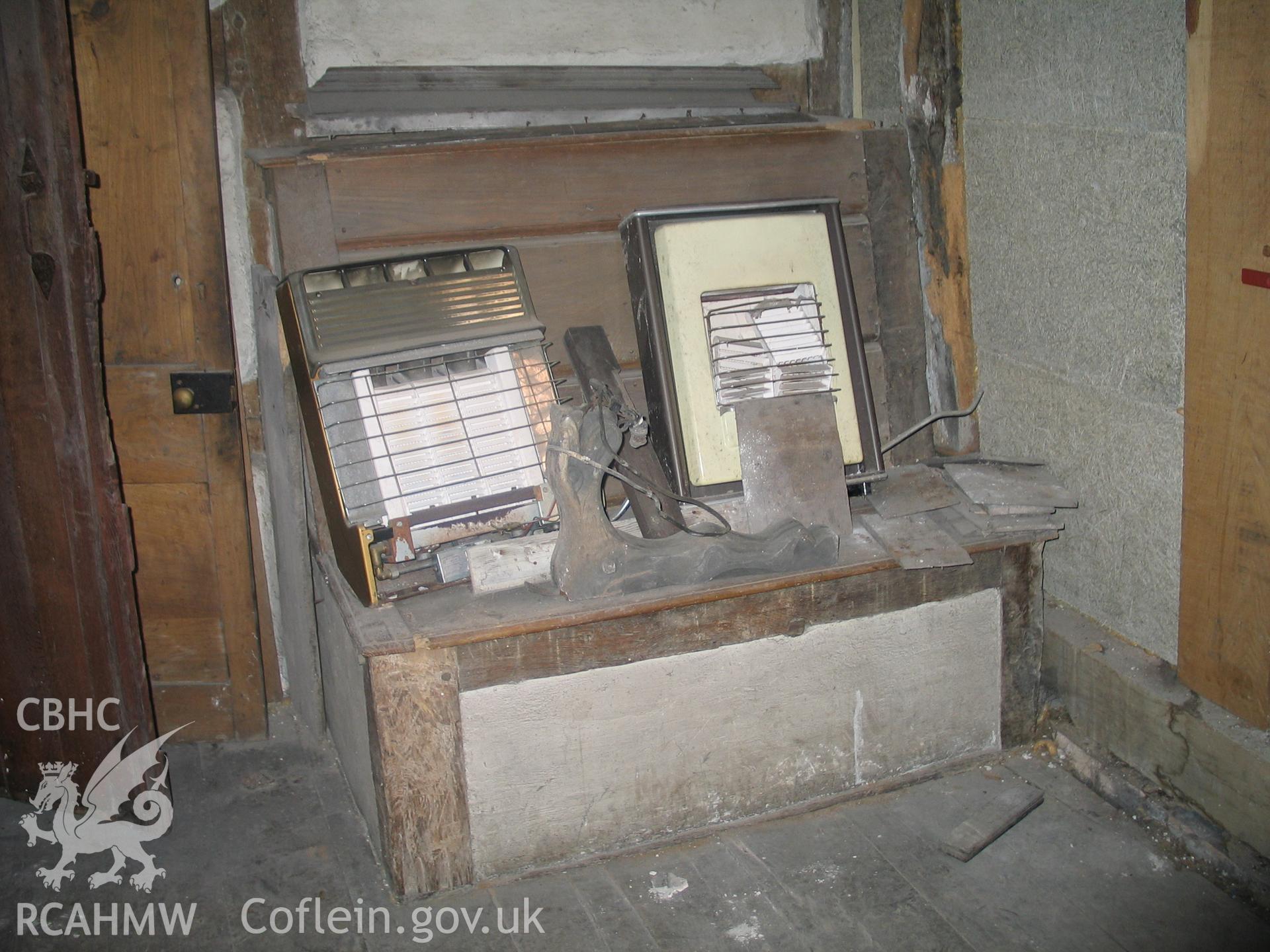 Nantclwyd House before conservation, G.6 north-west corner.