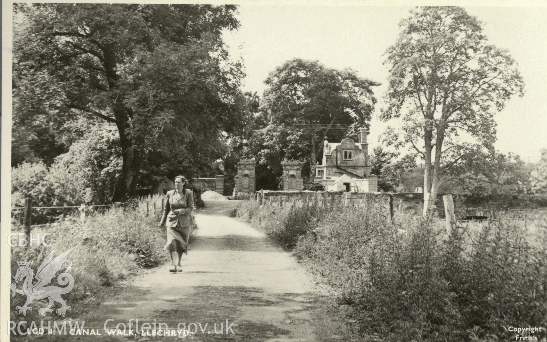 Digitised postcard image of Castle Malgwyn Lodge, Frith's Series. Produced by Parks and Gardens Data Services, from an original item in the Peter Davis Collection at Parks and Gardens UK. We hold only web-resolution images of this collection, suitable for viewing on screen and for research purposes only. We do not hold the original images, or publication quality scans.