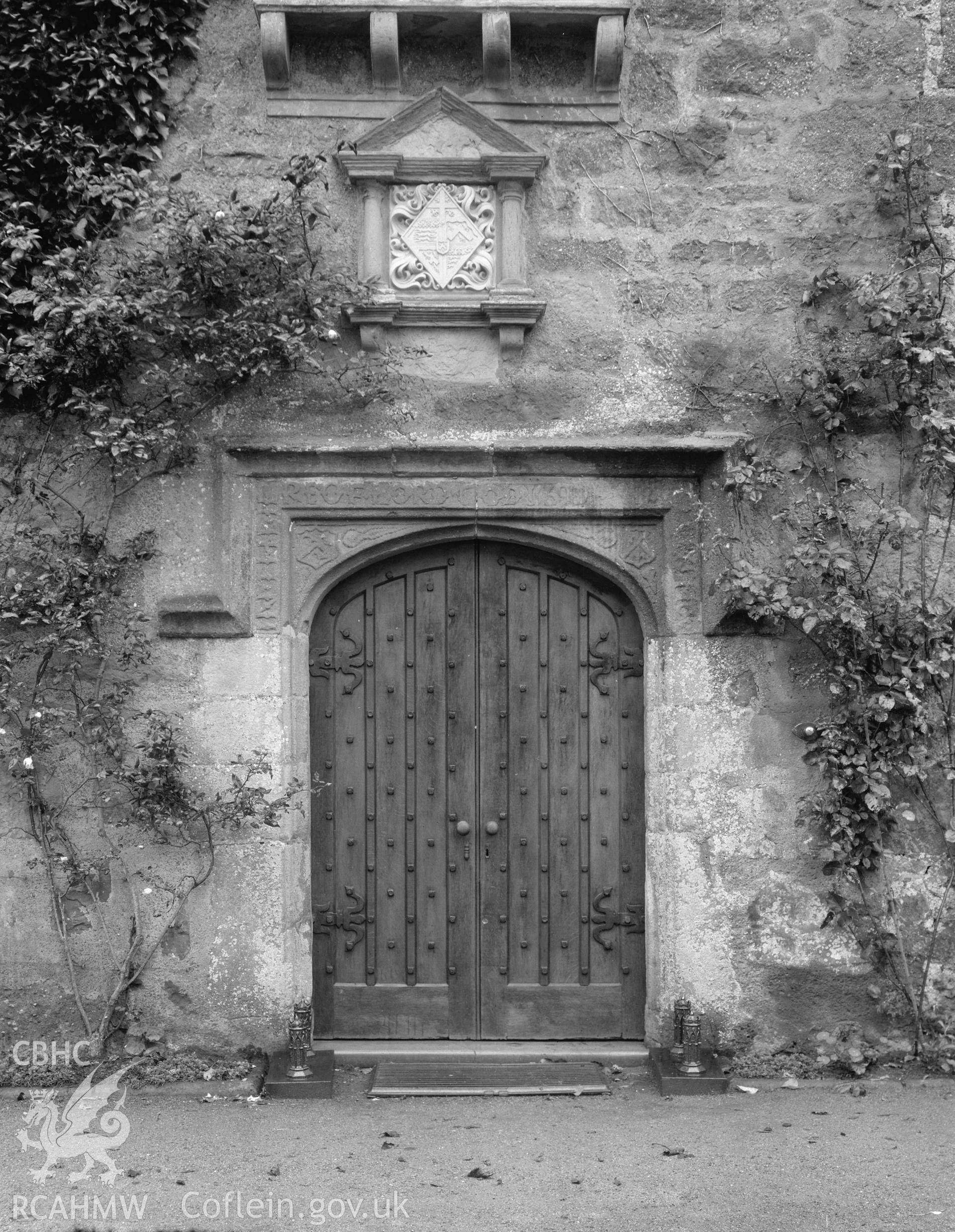 View of central bay door