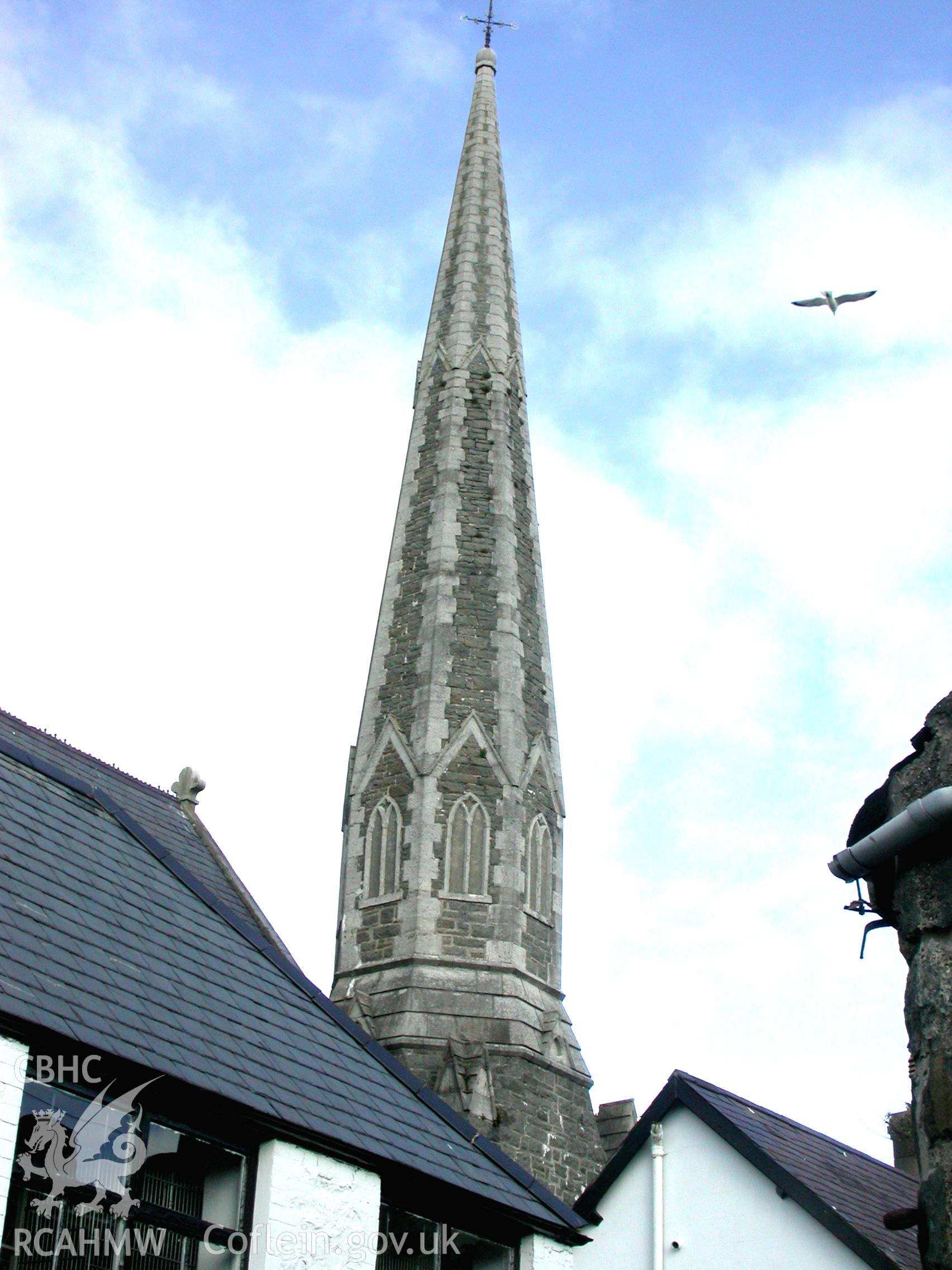 Exterior, steeple