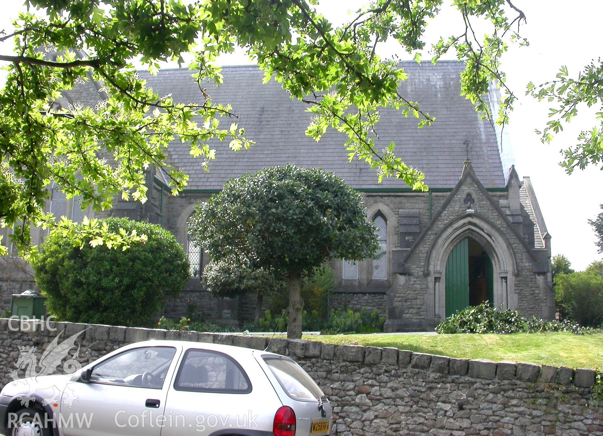 Exterior, north chapel end front