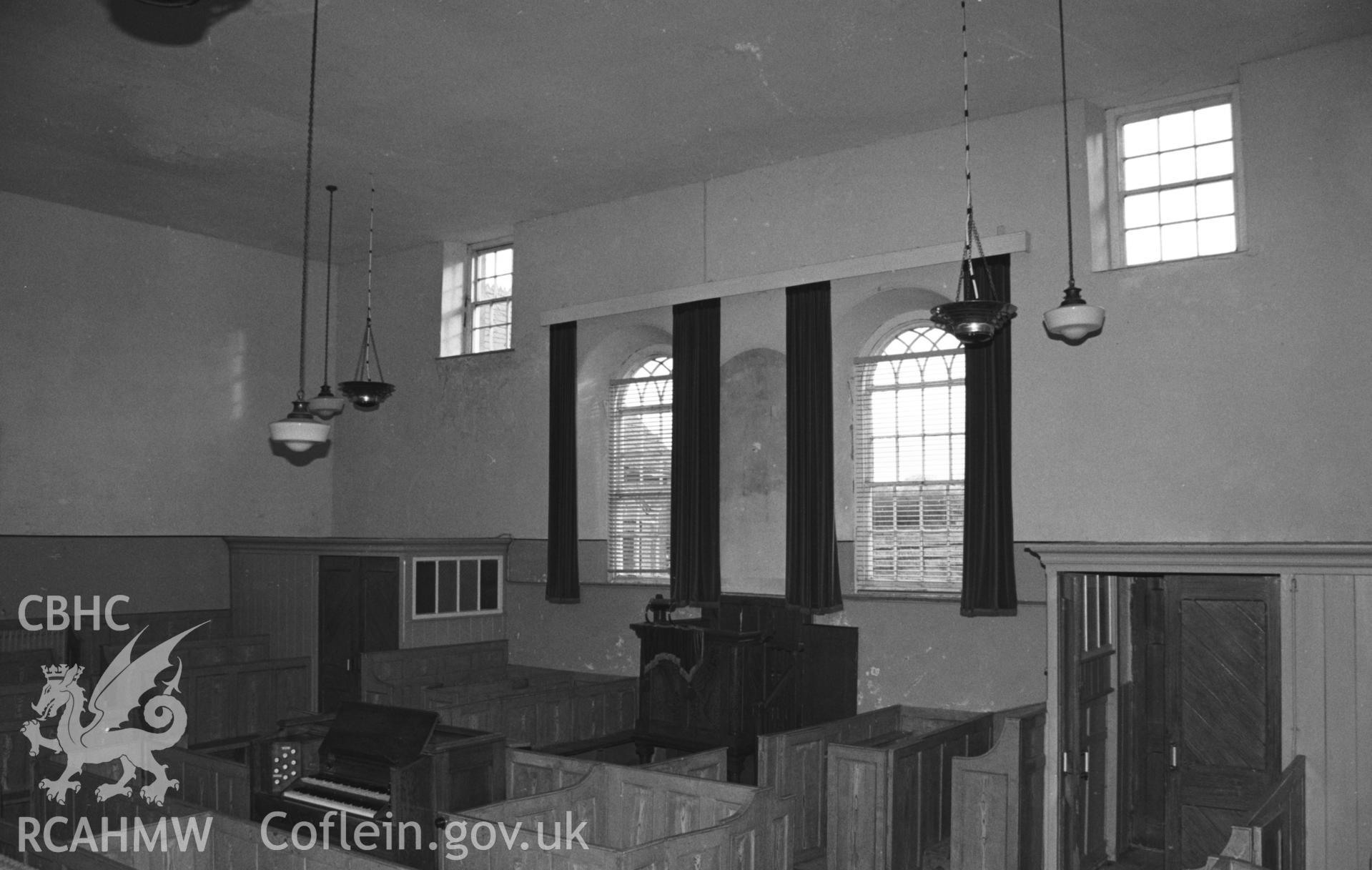 Interior, looking towards front wall. NA/CD/96/027.