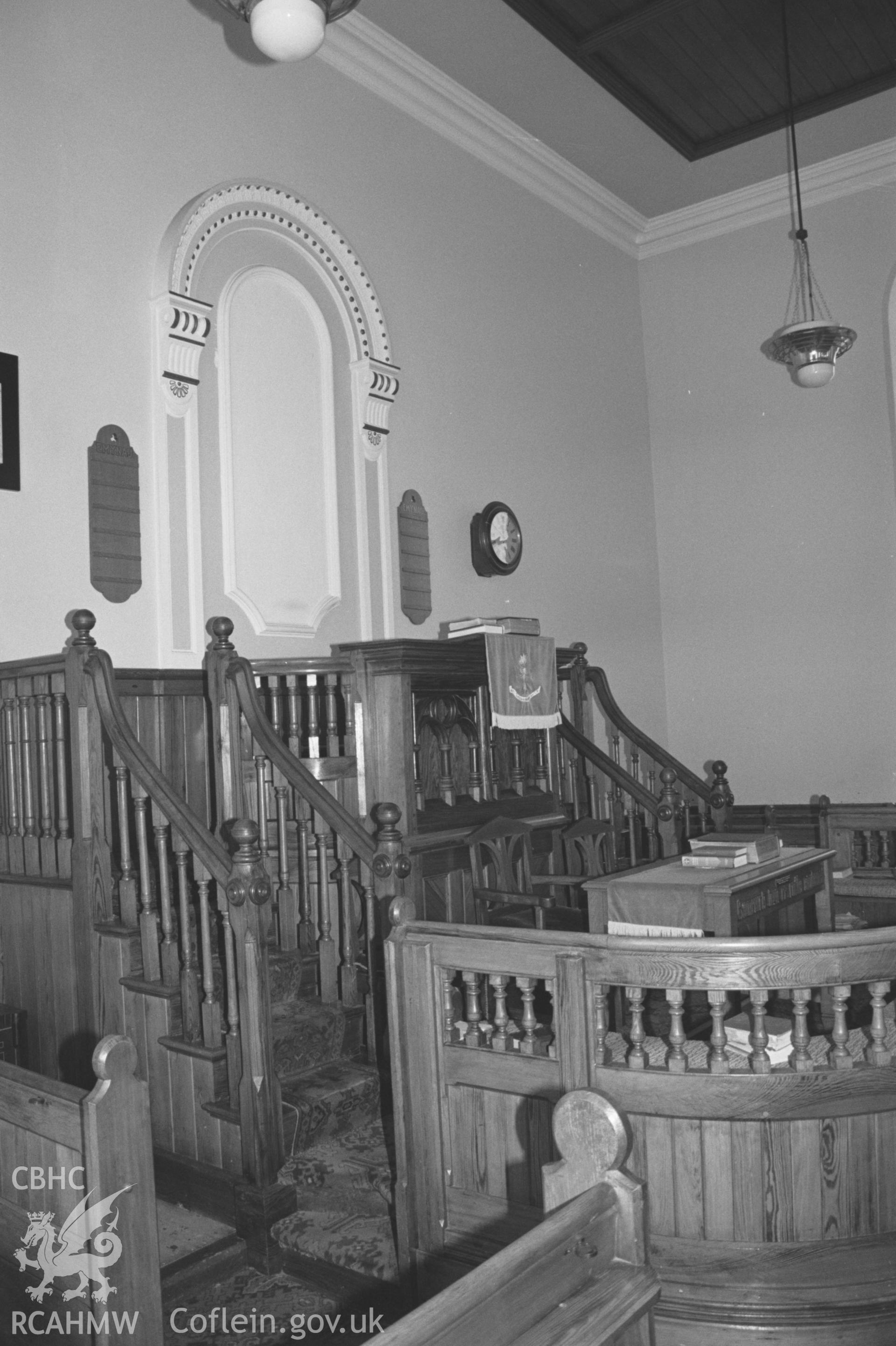 Pulpit and Sedd Fawr. NA/CD/96/030.