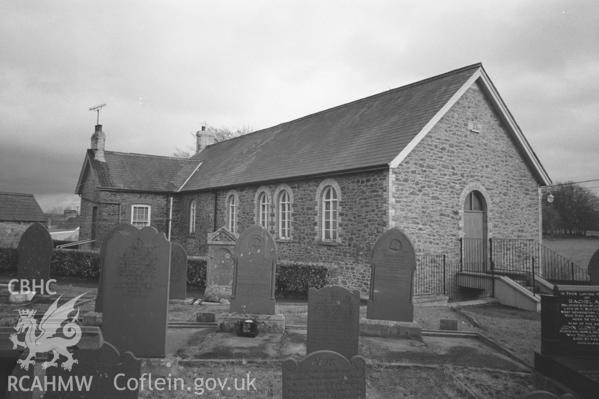 Exterior, vestry, front and left hand elevation. NA/CD/97/008