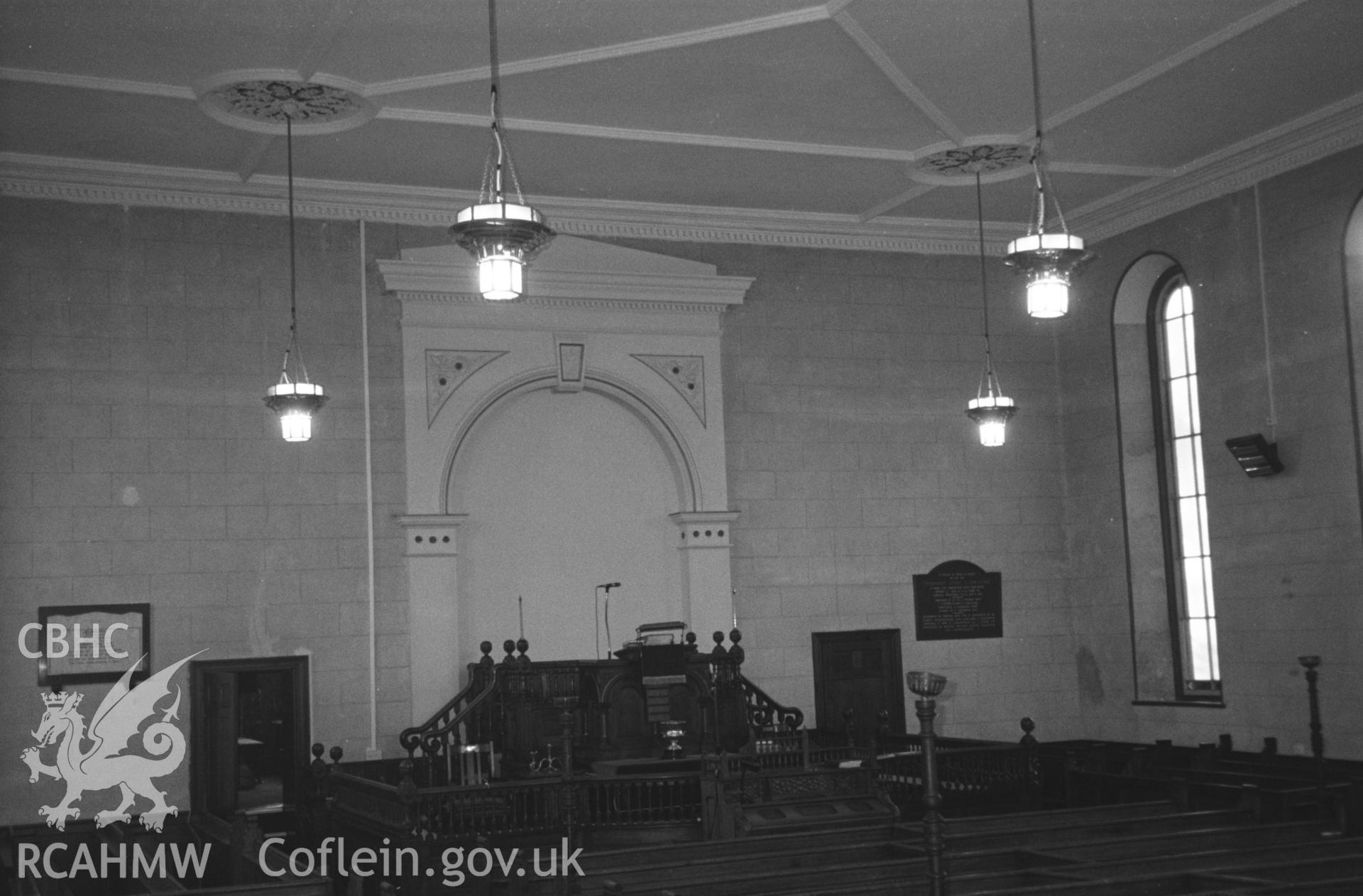 Interior, view towards pulpit. NA/CD/97/023