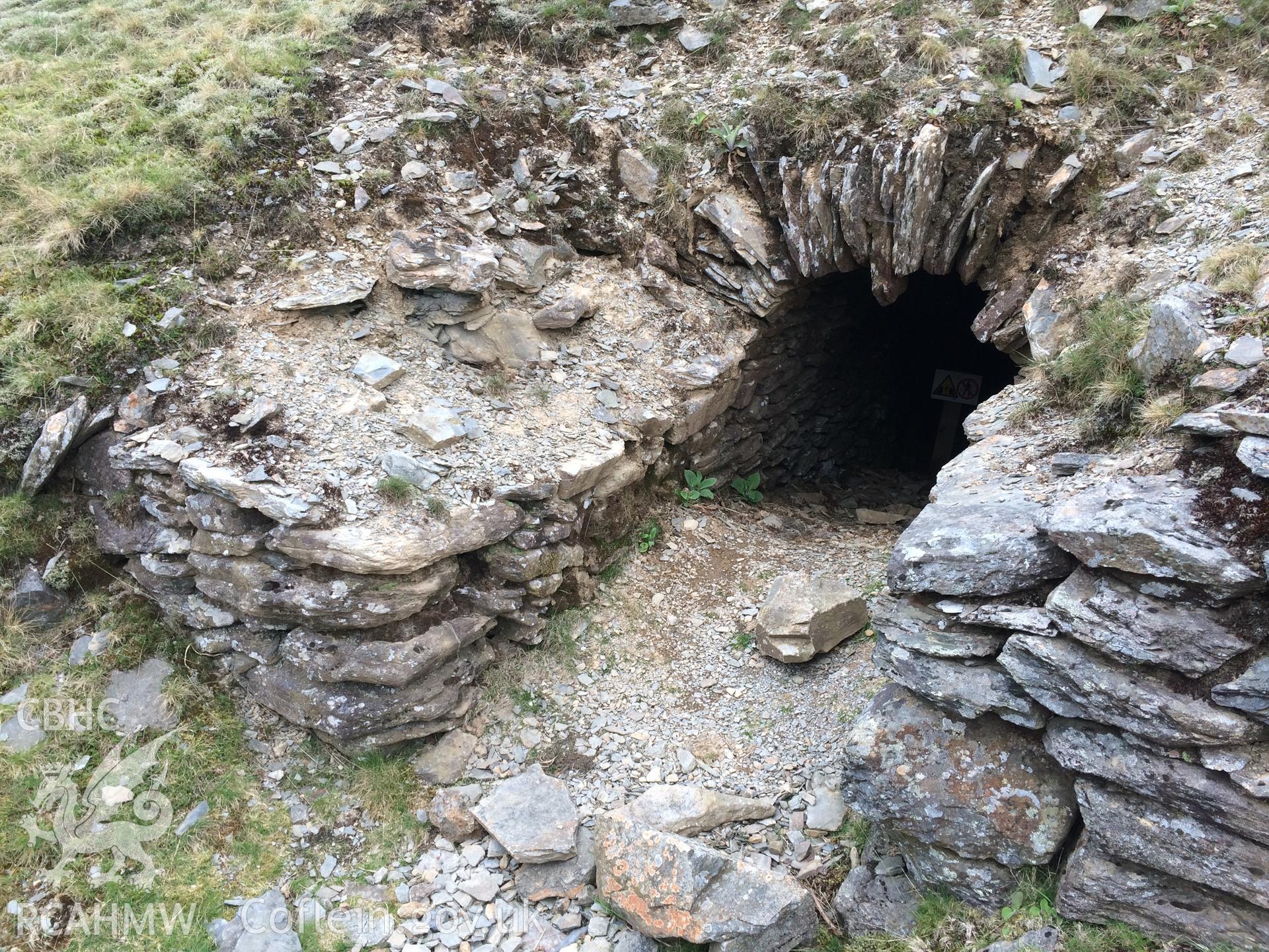 Colour photo showing Cwmystwyth Mines, produced by Paul R. Davis,  23rd April 2017.