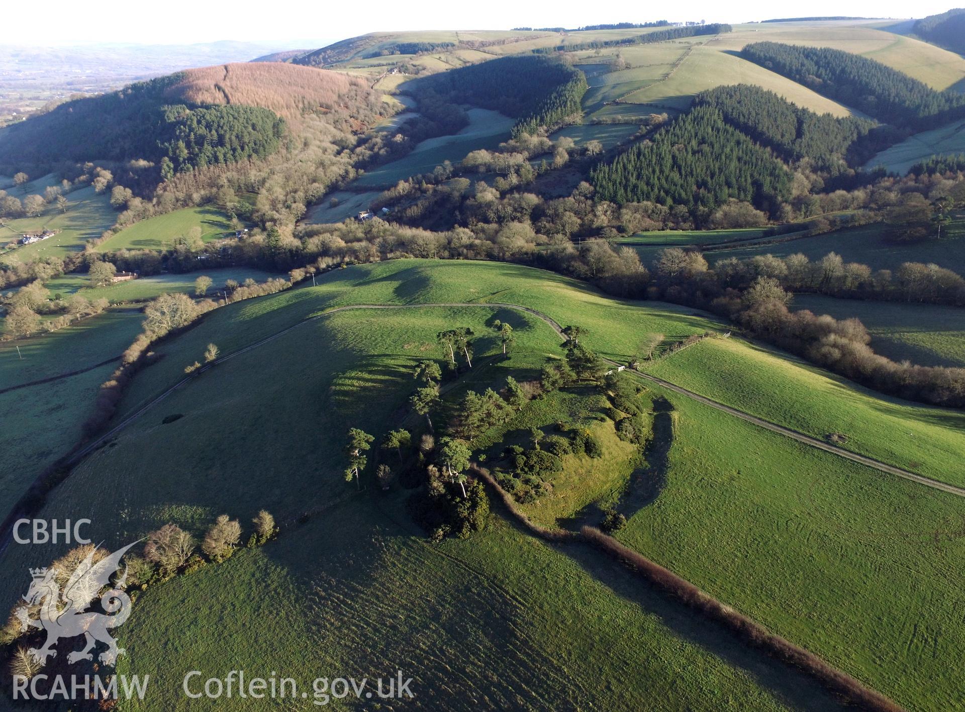 Colour photo showing Old Hall Camp, produced by  Paul R. Davis,  2nd January 2017.