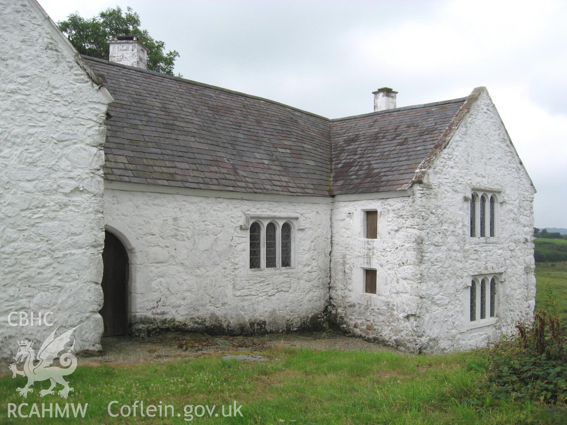 Colour photo showing Hafoty, Llansadwrn, taken by Paul R. Davis and dated 10th May 2006.