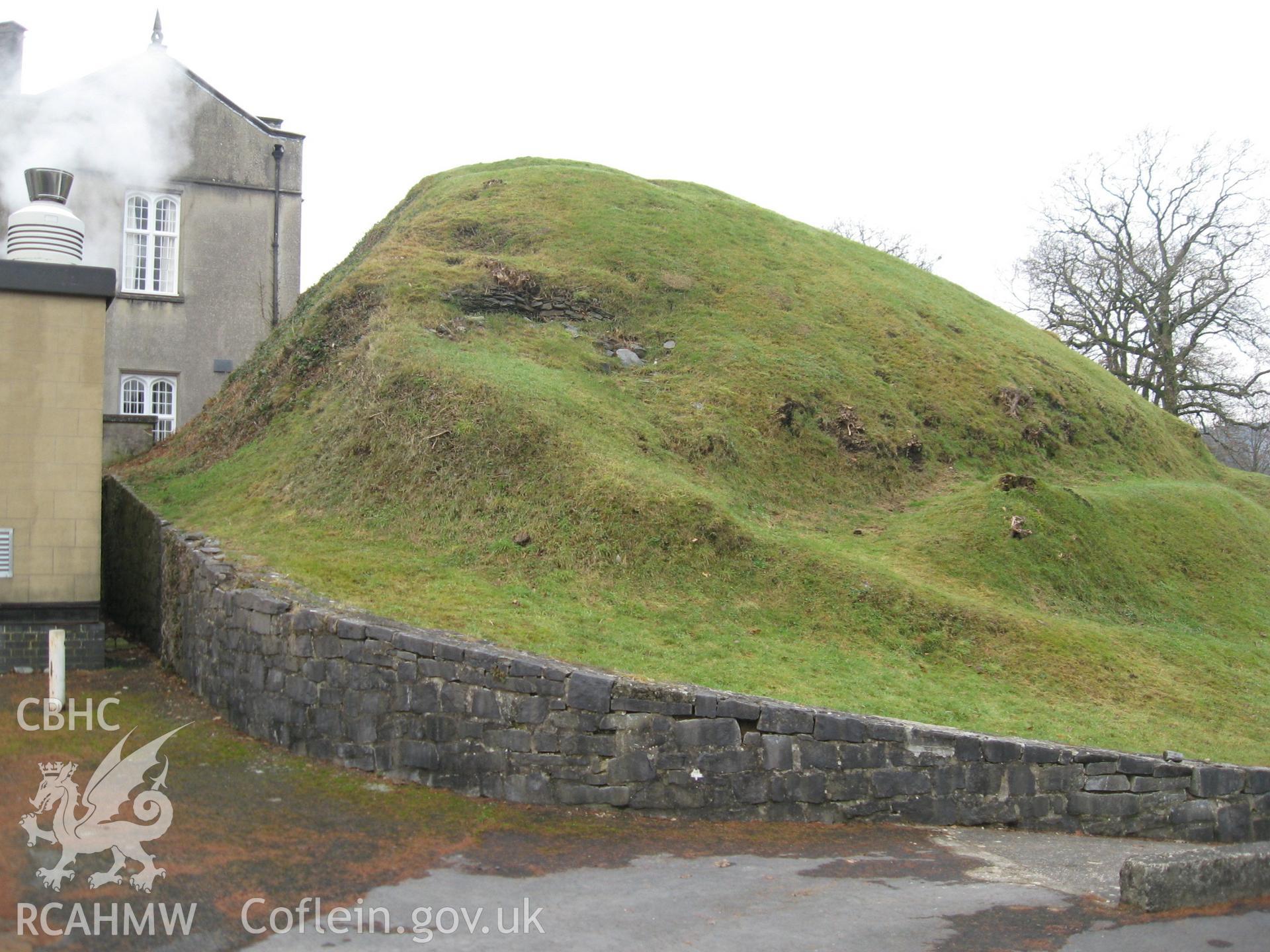 Colour photo of Lampeter Castle, taken by Paul R. Davis, 5th November 2008.