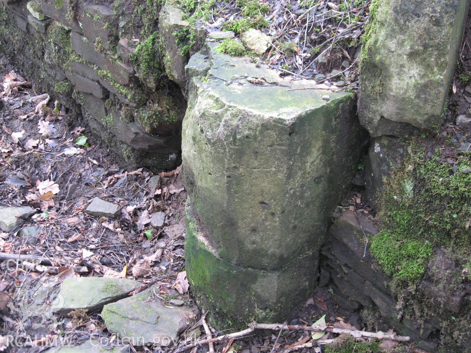 Colour photo of Llangynwyd Castle, taken by Paul R. Davis, 30th November 2006.