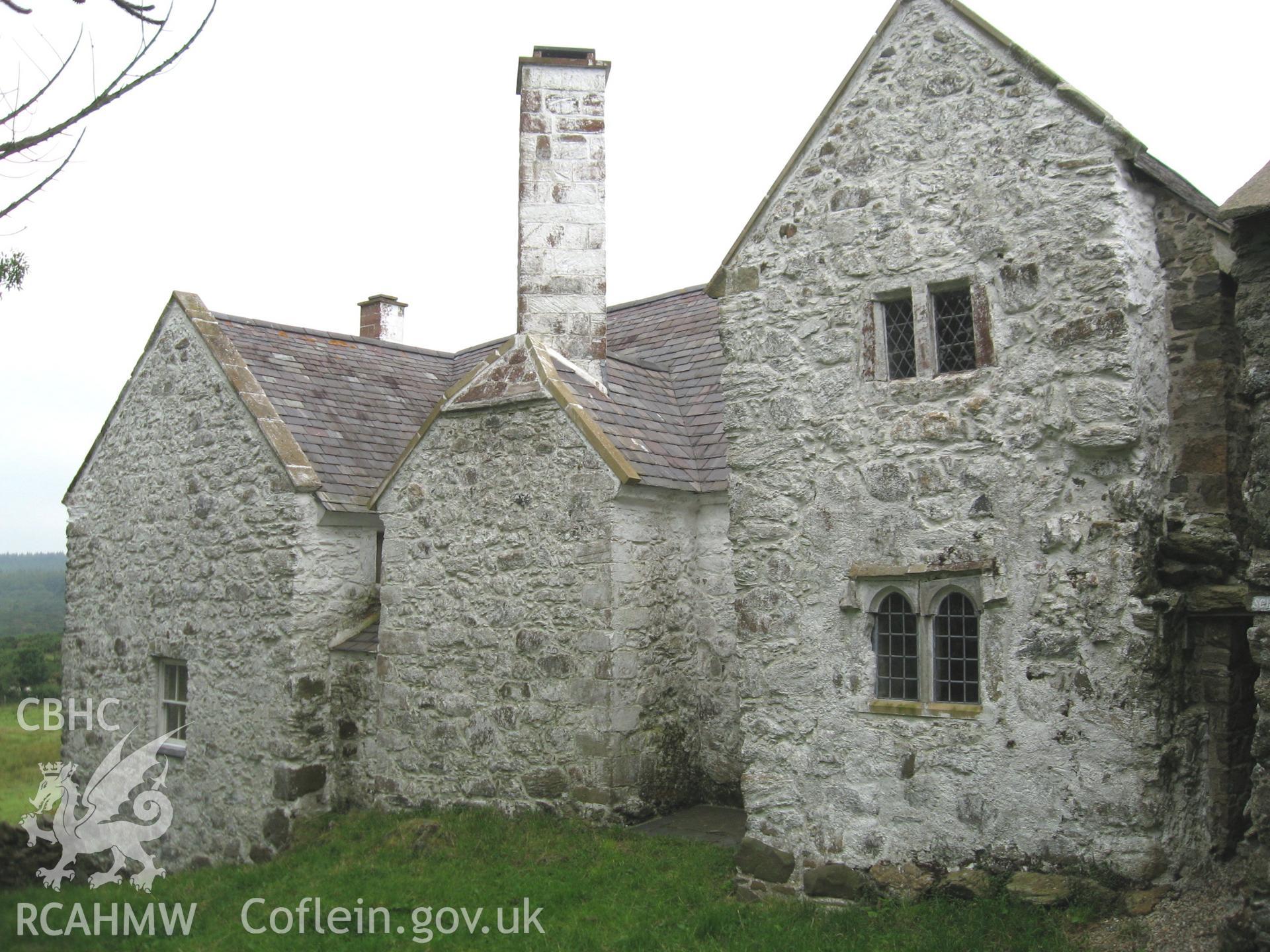 Colour photo showing Hafoty, Llansadwrn, taken by Paul R. Davis and dated 10th May 2006.