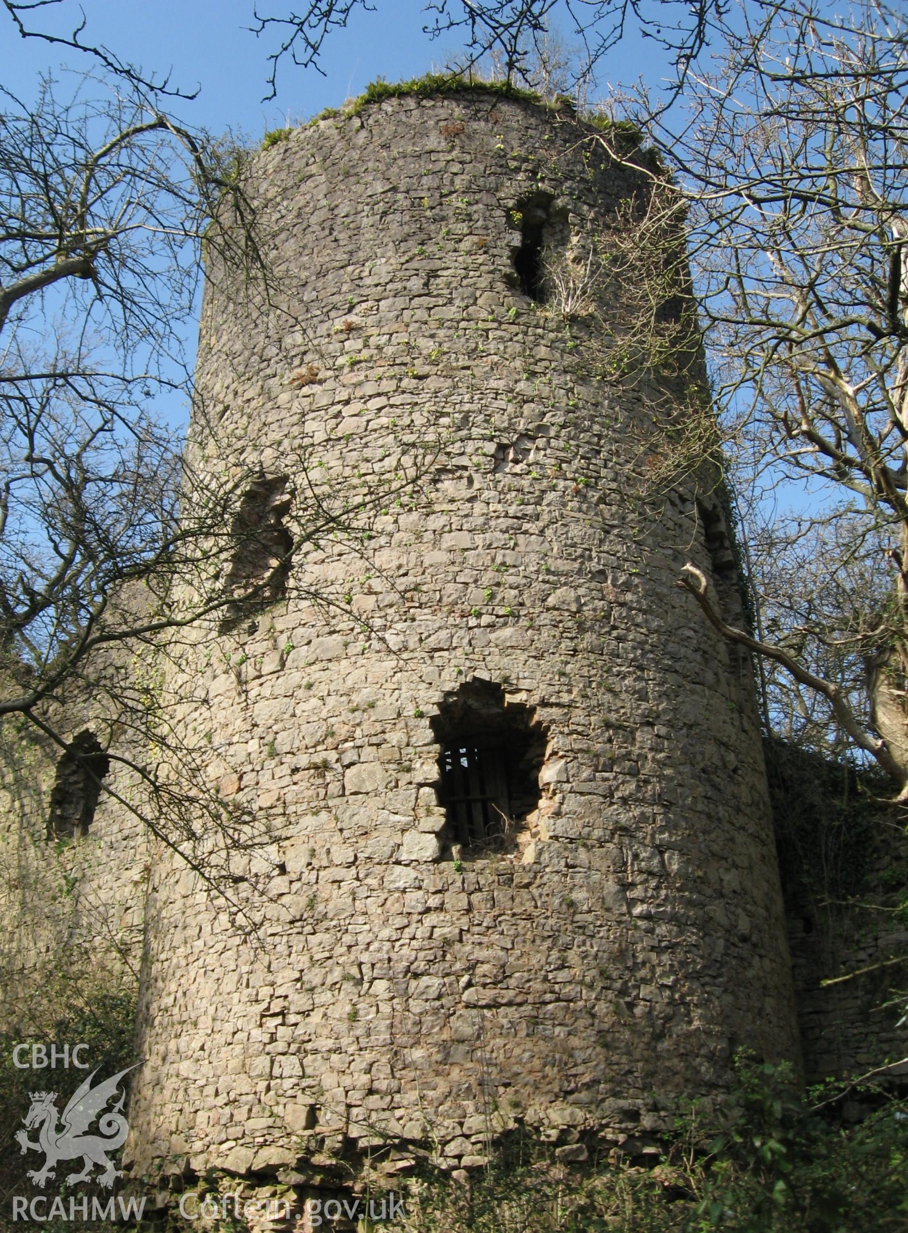 Colour photo of Llanfair Castle, taken by Paul R. Davis, 4th January 2007.