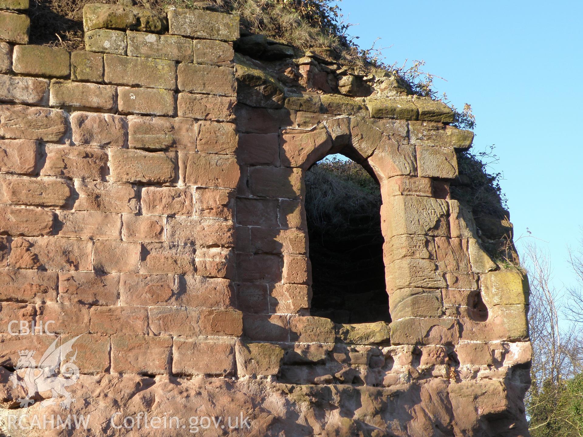 Colour photo of Holt Castle, taken by Paul R. Davis, 11th February 2010.